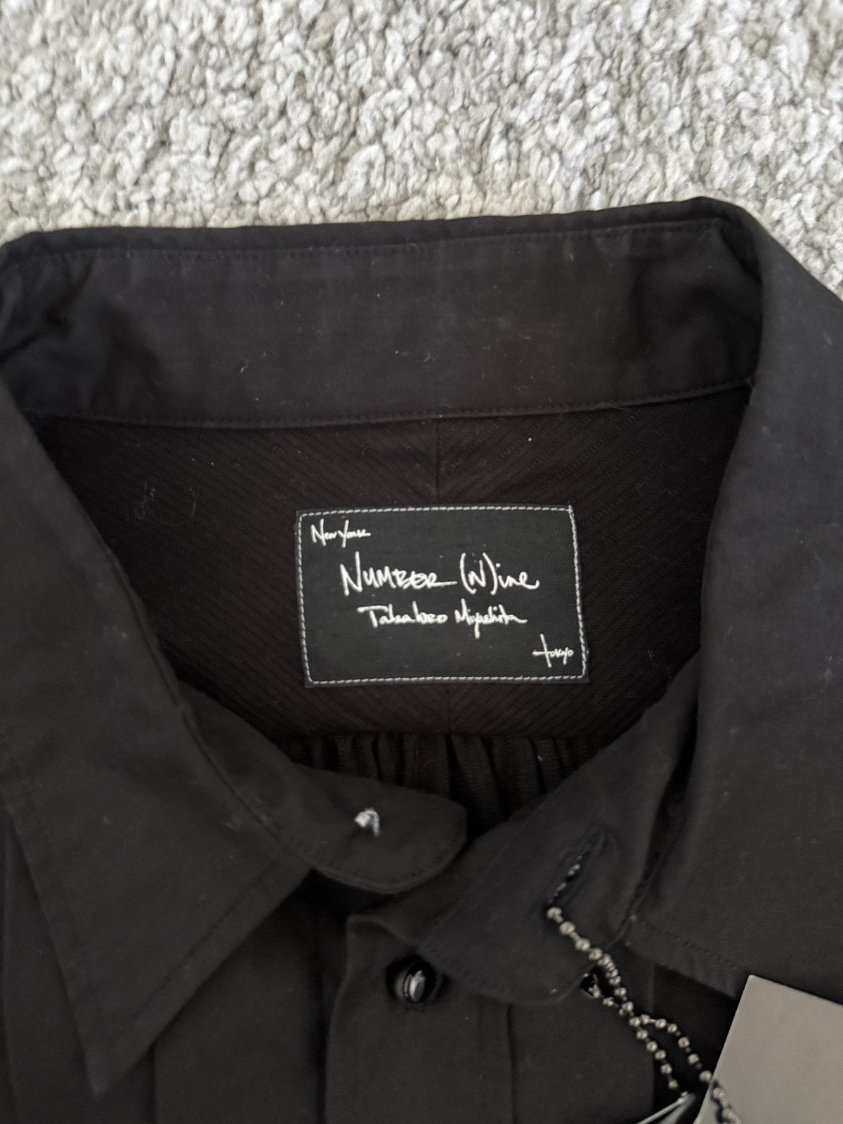 Number (N)ine Number (N)ine 2007SS "About A Boy" Pleated Tuxedo Shirt NWT Size US M / EU 48-50 / 2 - 4 Thumbnail