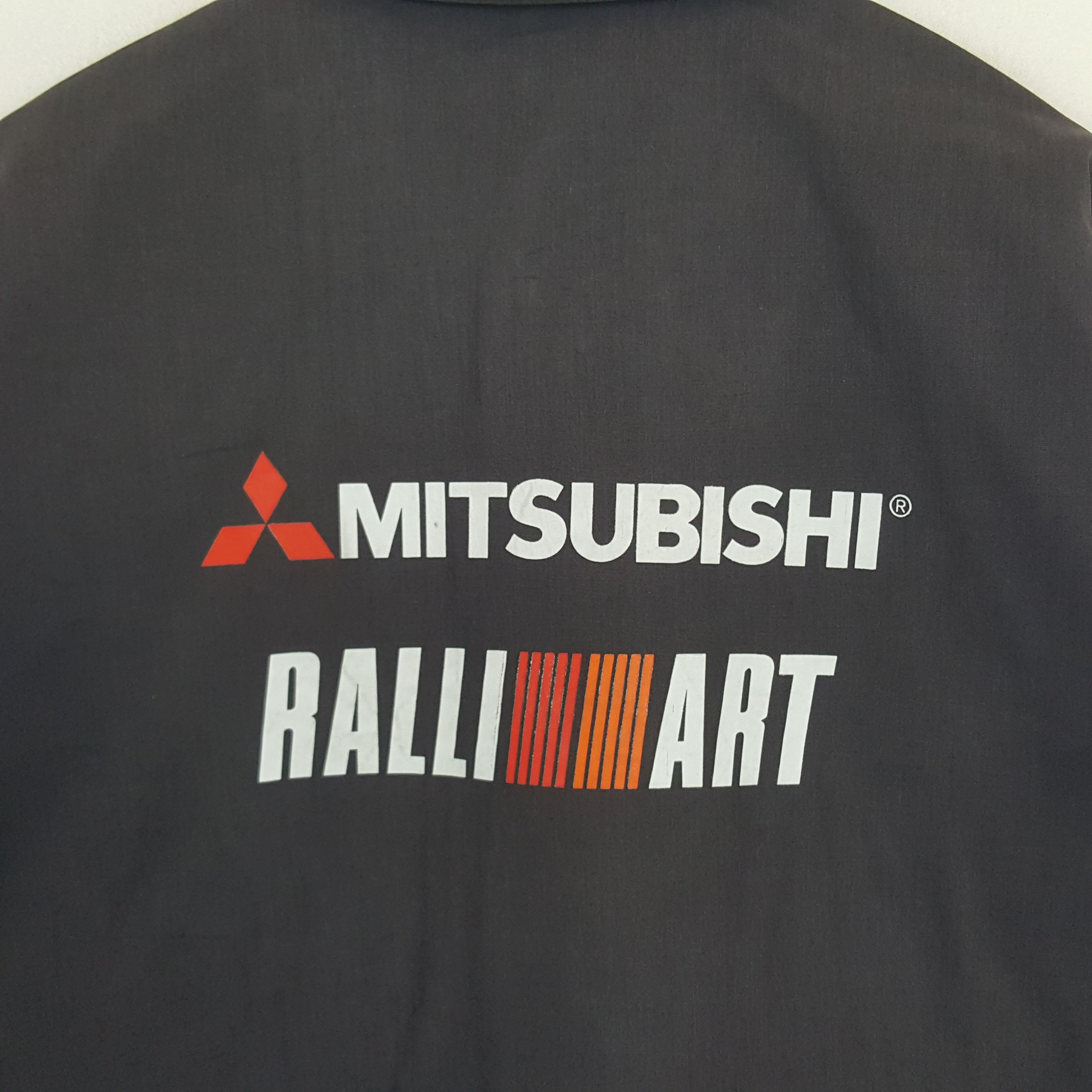 Japanese Brand × Vintage Vintage Mitsubishi Ralli Art Japanese Team Custom Jacket Size US L / EU 52-54 / 3 - 2 Thumbnail