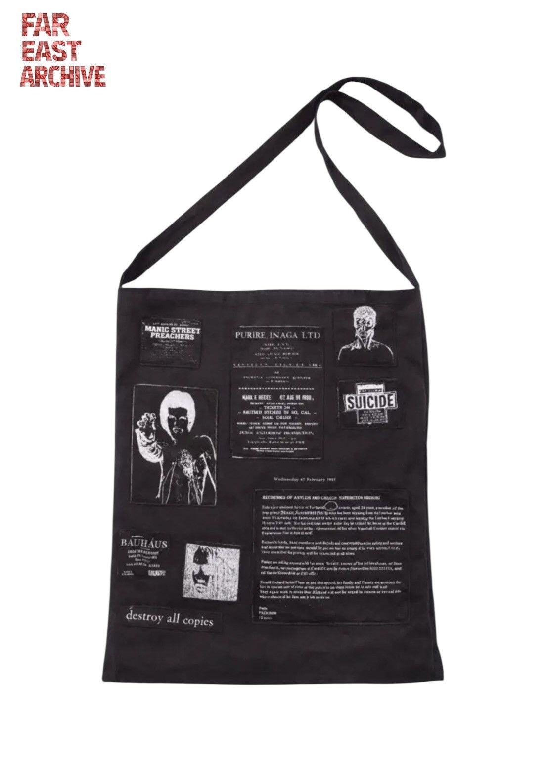 Raf Simons Raf Simons Riot Riot Riot Tote Bag Size ONE SIZE - 1 Thumbnail