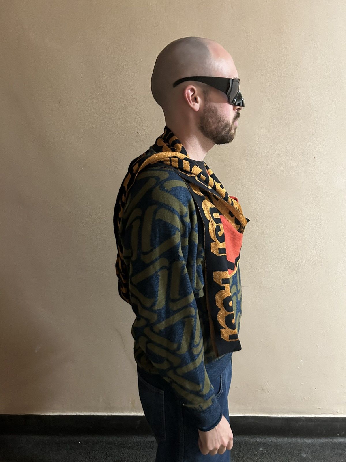 Bernhard Willhelm Bernhart Willhelm ASYMMETRICAL TWILIGHT POST SWEATER Size US M / EU 48-50 / 2 - 4 Thumbnail