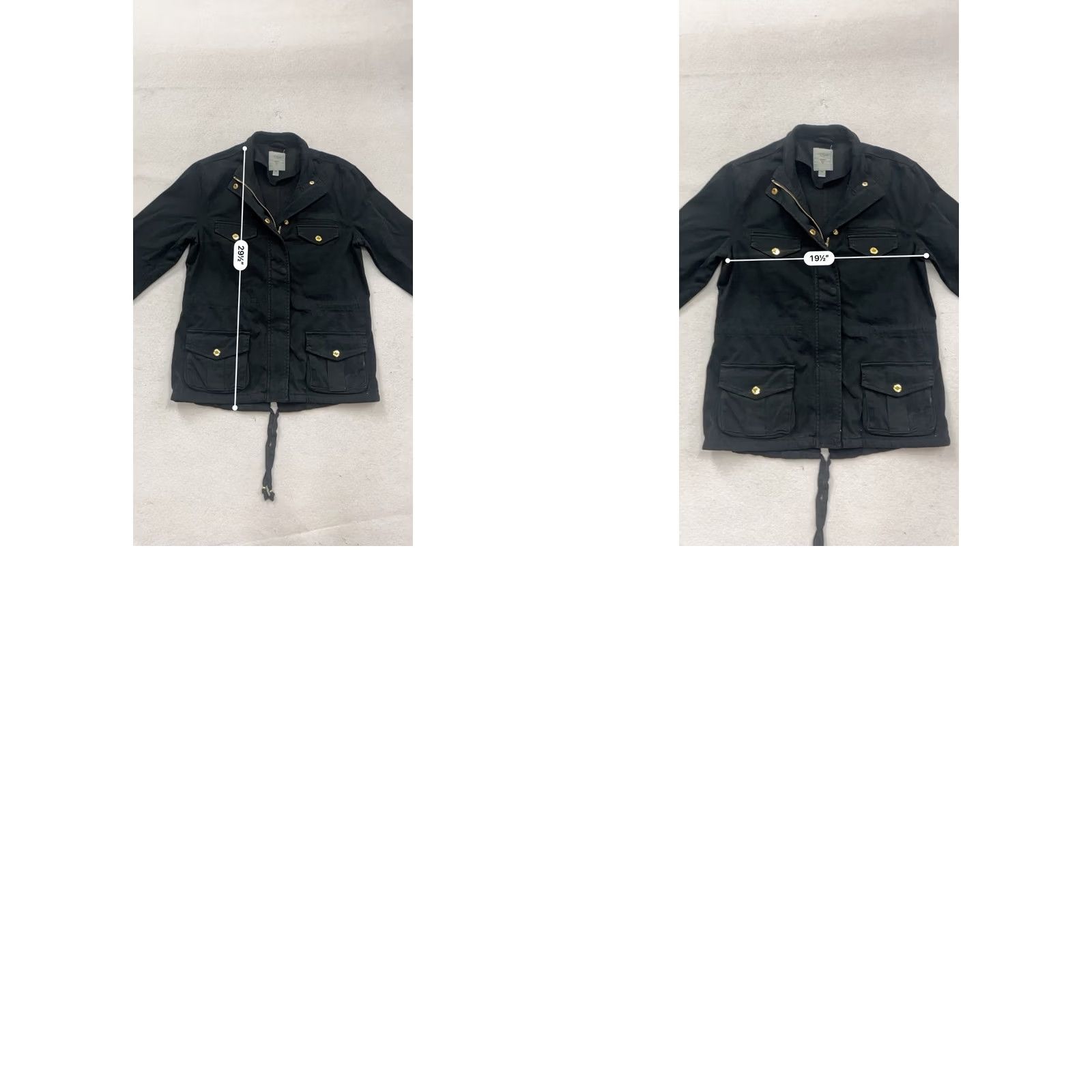 Guess Guess Jacket Womens M Black Military #379A Size Size M / US 6-8 / IT 42-44 - 8 Thumbnail
