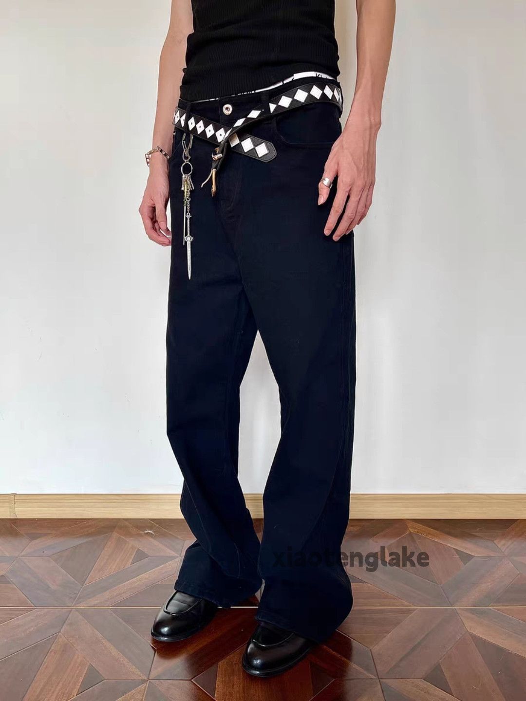Jean zx rickowens Balenciaga style flared punk hiphop jeans Size US 30 / EU 46 - 1 Thumbnail