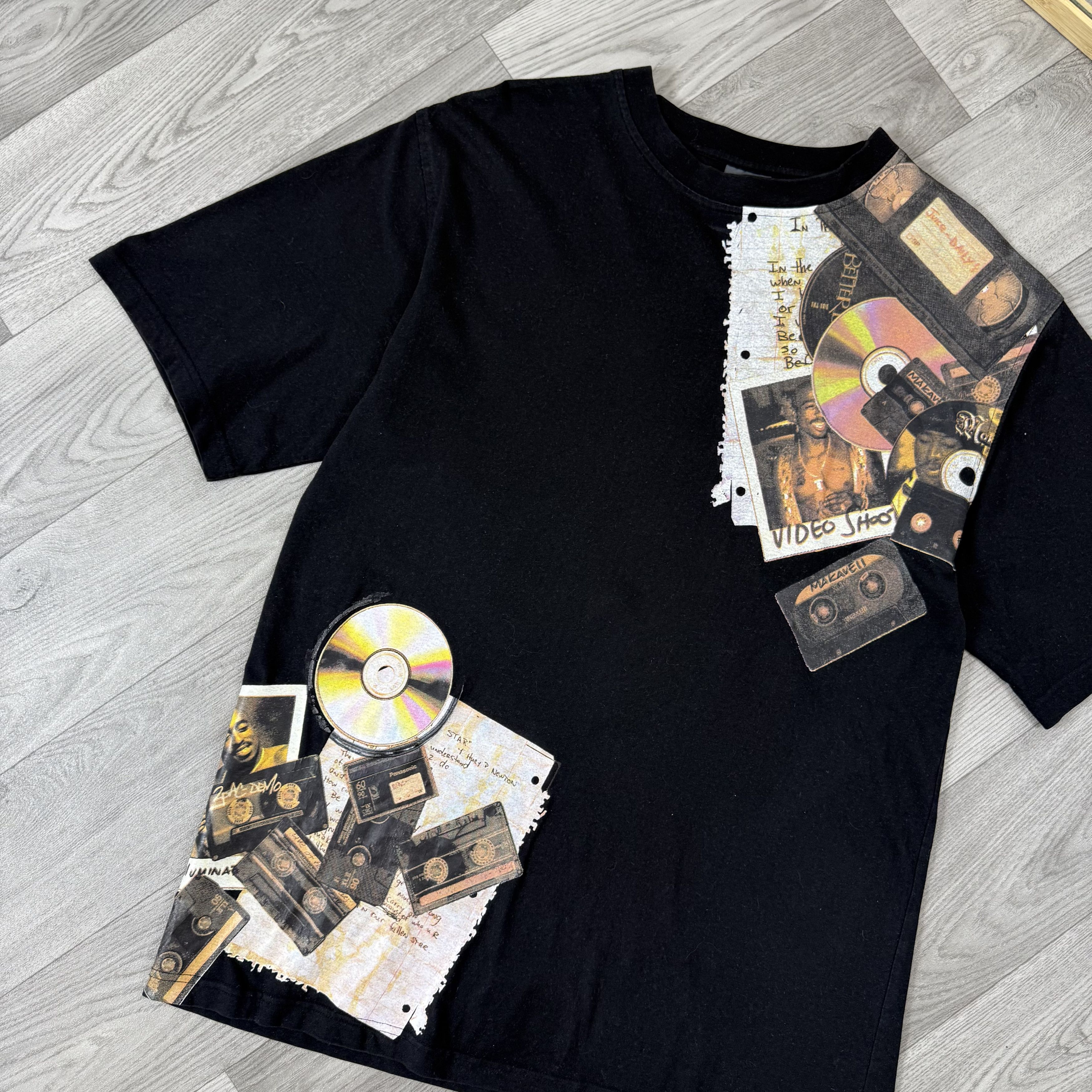 Makaveli Vintage Makaveli 2Pac Tupac Graphic Black Oversize Tee Shirt Size US L / EU 52-54 / 3 - 4 Thumbnail