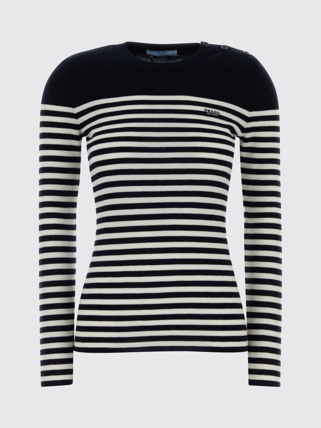 Prada Prada Sweater Woman Blue Size M / US 6-8 / IT 42-44 - 1 Preview