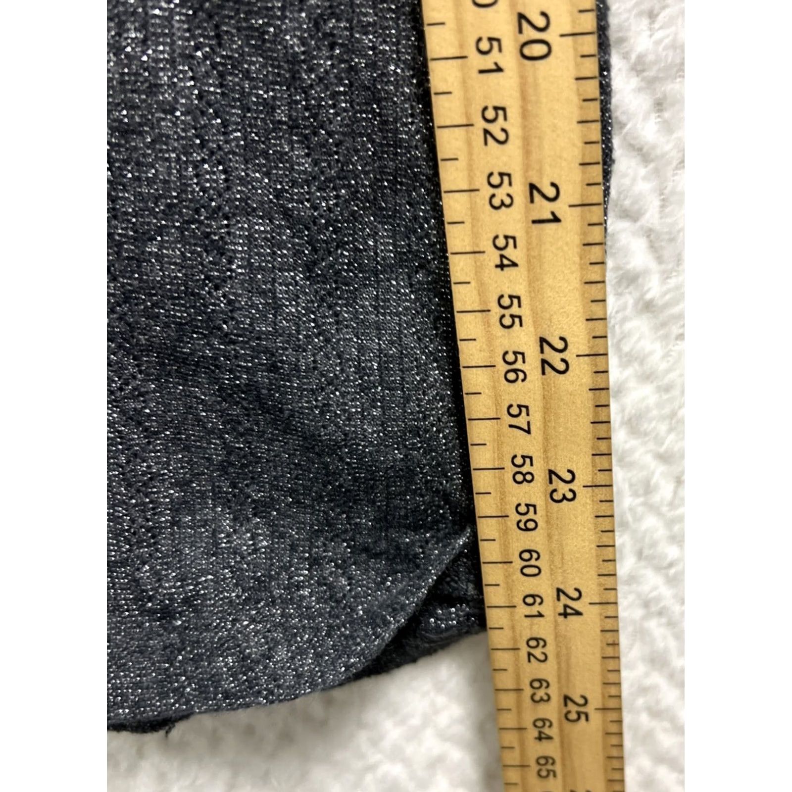 Victoria's Secret Victoria’s Secret Henley Top M Women Long Sleeve Gray Shimmer Metallic Y2K Lounge Blouse Size M / US 6-8 / IT 42-44 - 7 Thumbnail
