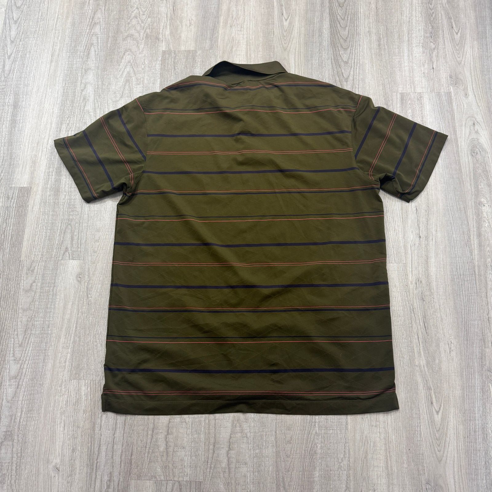 Nike Nike Golf Polo Shirt Mens 2XL XXL Green Striped Golfing Size US XXL / EU 58 / 5 - 6 Thumbnail