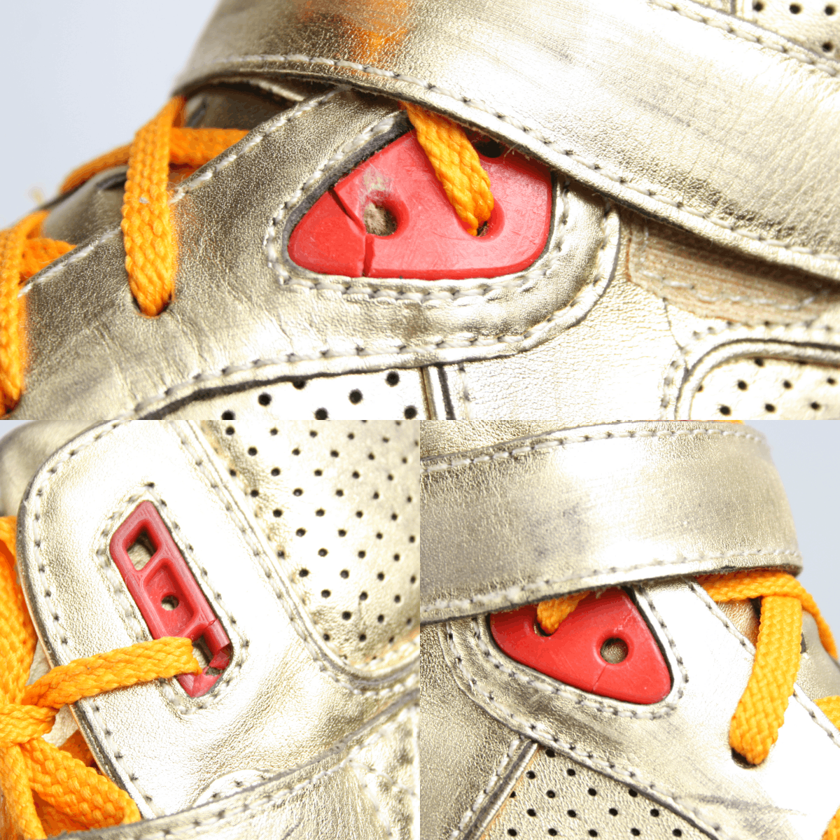 ASH Y2K Vogue Wedge Studded Leather Sneaker Size US 8 / IT 38 - 10 Thumbnail