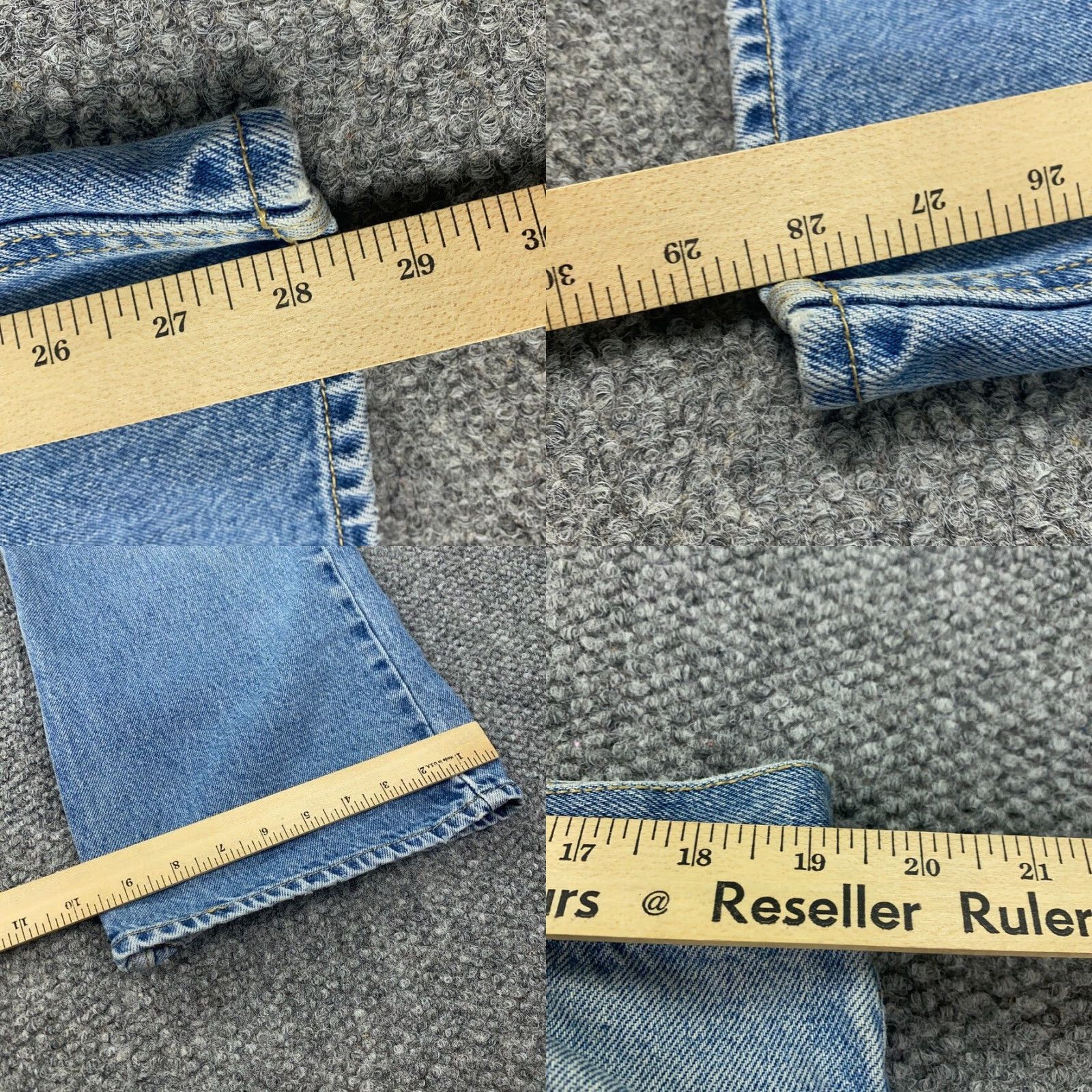 Vintage US Polo Assn Jeans Mens 40x30 Blue Loose Relaxed Straight Faded Distressed Y2K Size US M / EU 48-50 / 2 - 8 Thumbnail