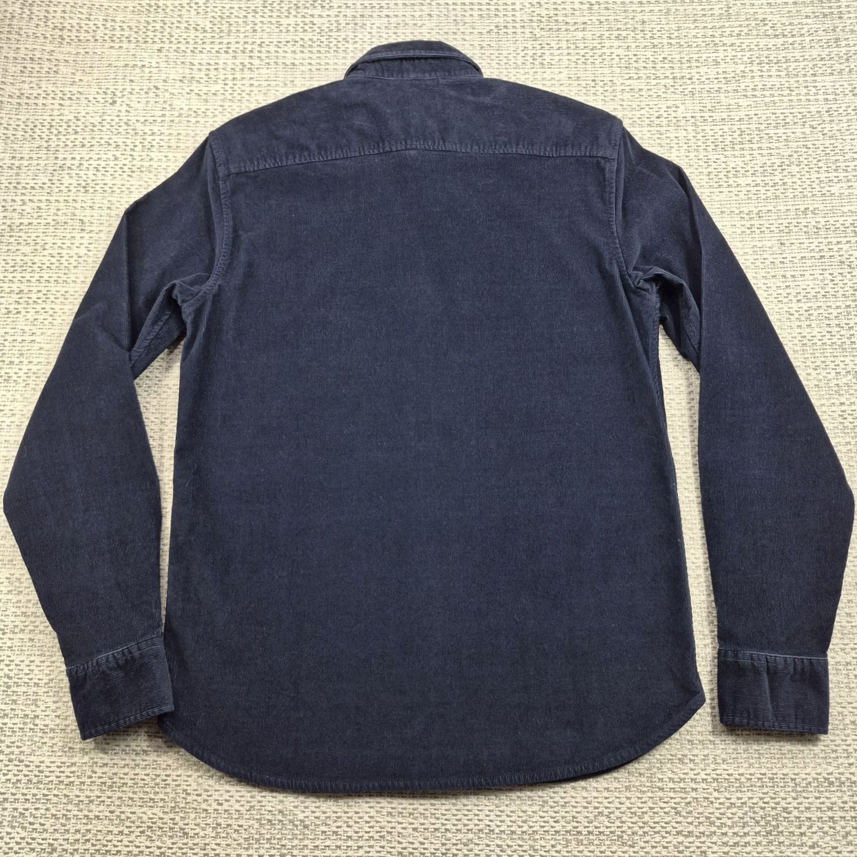 Everlane Everlane Button Up Shirt Mens XS Navy Corduroy Long Sleeve Slim Fit Casual Size US XS / EU 42 / 0 - 7 Thumbnail