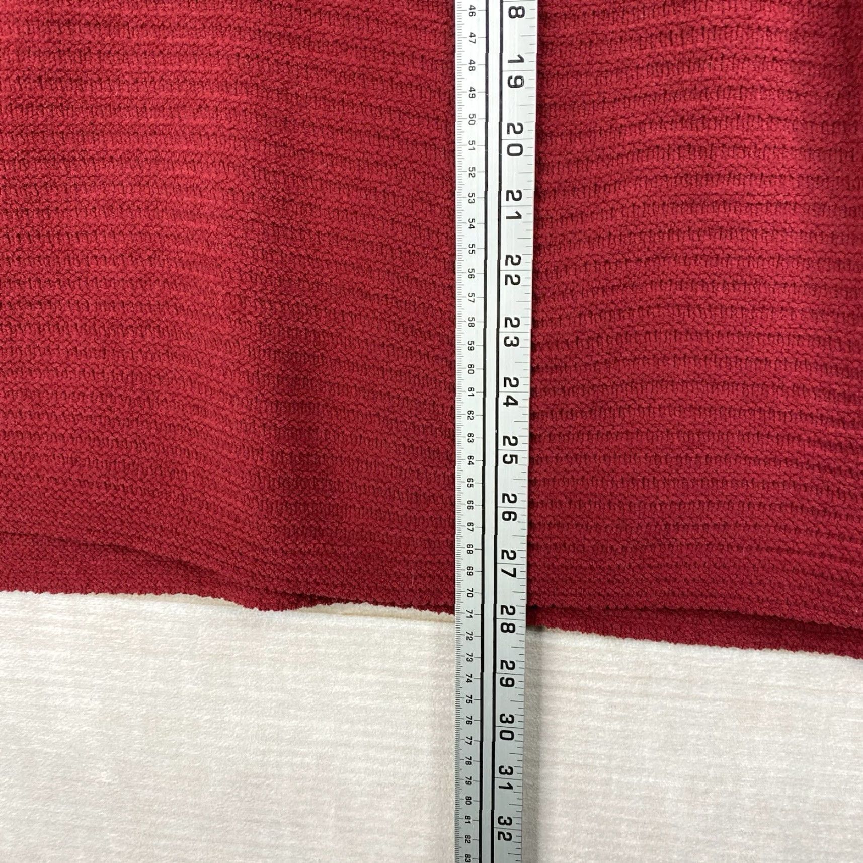 J. Jill J Jill Sweater Womens M Red Chenille Cozy Soft Knit Pullover Long Sleeve Holiday Size M / US 6-8 / IT 42-44 - 3 Thumbnail