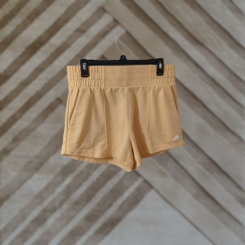 Adidas Adidas Shorts Sweat Orange High Rise L Women Size 36" / US 14 / IT 50 - 1 Thumbnail