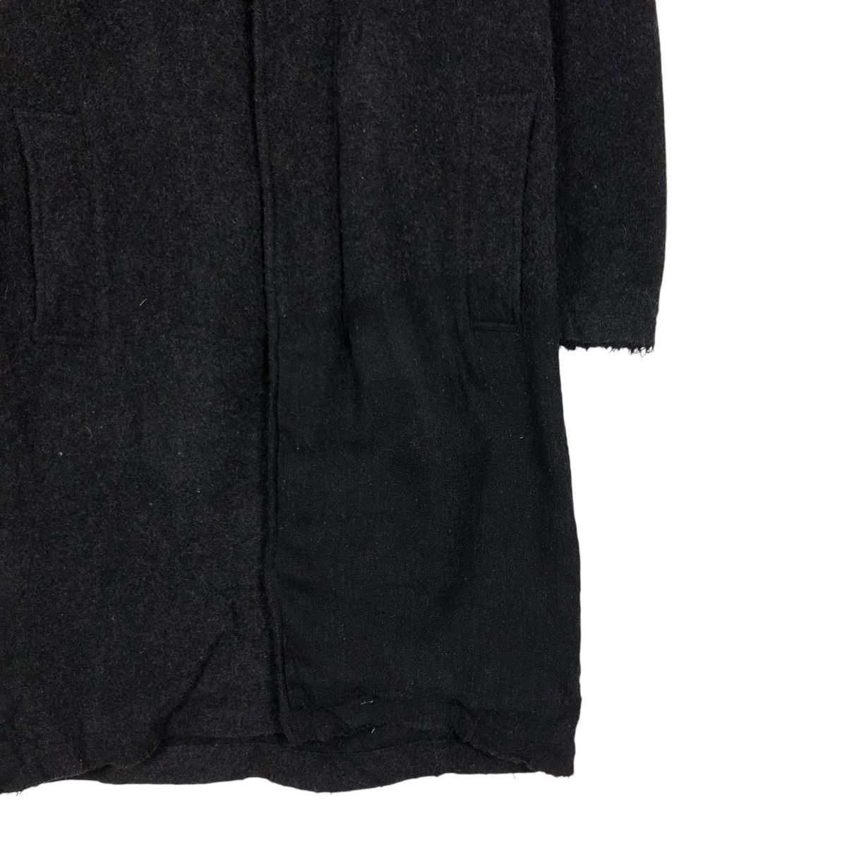 Ground Y 🔥RICH BLACK MOHAIR WOOL LONG JACKET GROUNDY YOHJI YAMAMOTO Size US M / EU 48-50 / 2 - 8 Thumbnail