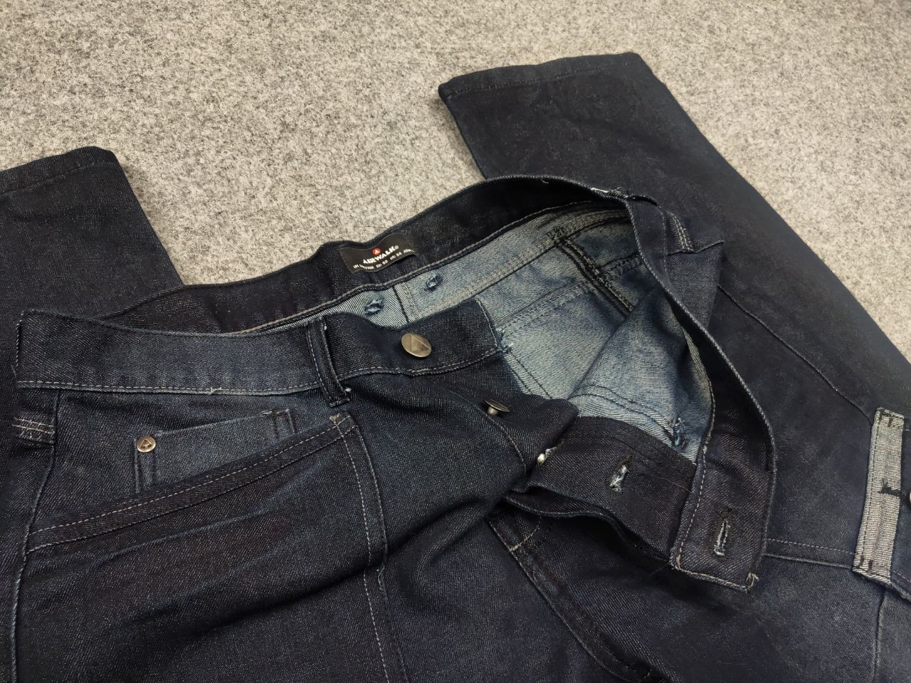If Six Was Nine Vintage Airwalk skateboard Blue Faded Denim Jeans Y2K Style Size US 34 / EU 50 - 12 Thumbnail