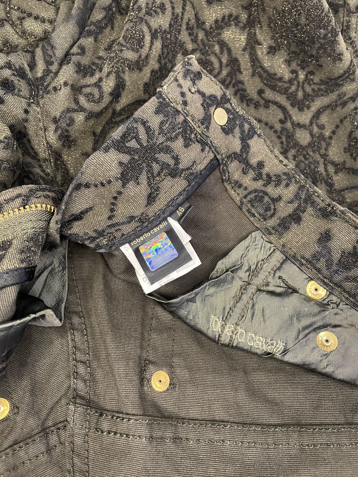 Just Cavalli Roberto Cavalli Pattern Pants Size 32" / US 10 / IT 46 - 11 Thumbnail