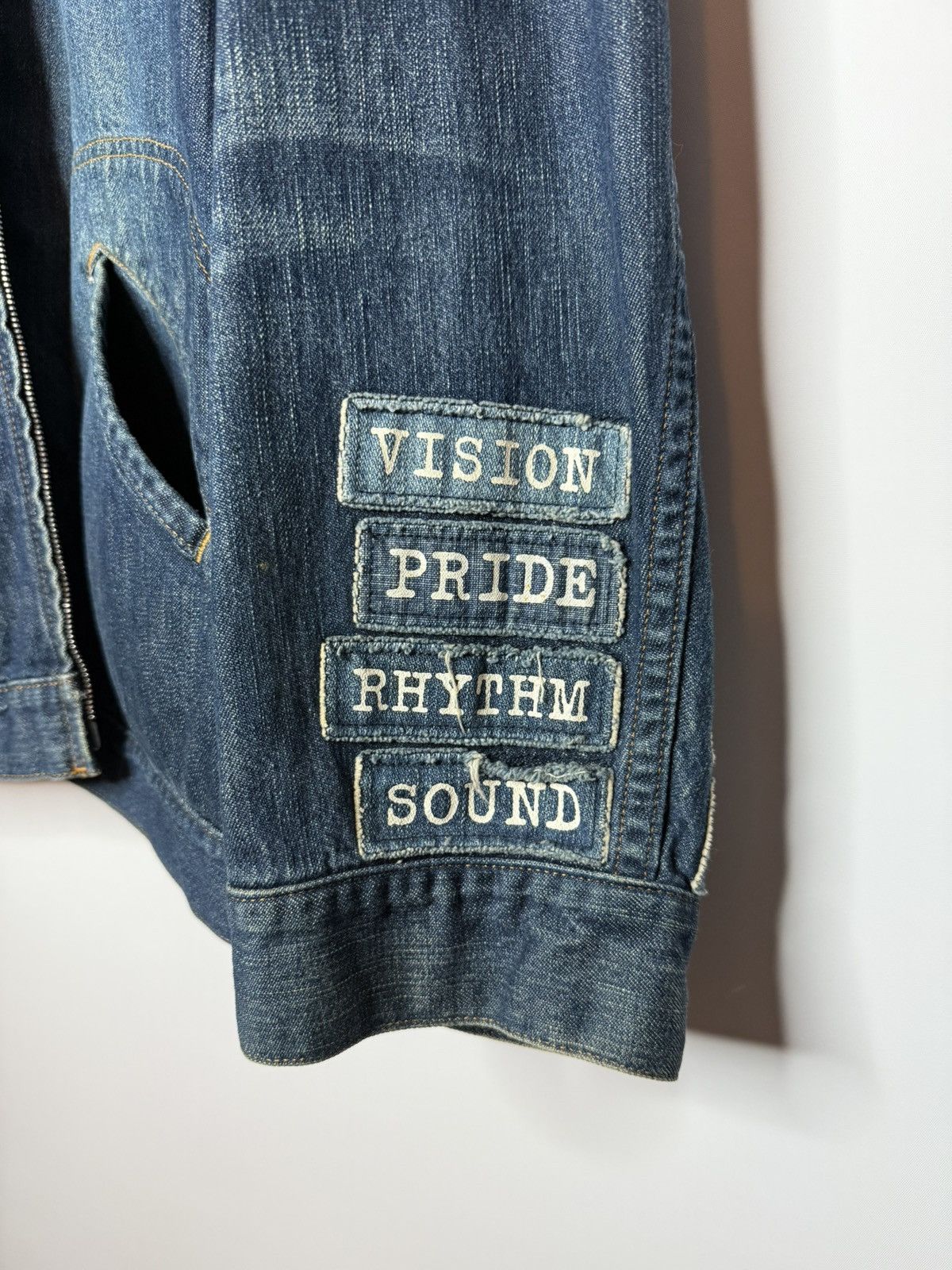 Number (N)ine Number Nine SS02 Modern Age Poem Denim Jacket Size US L / EU 52-54 / 3 - 4 Thumbnail