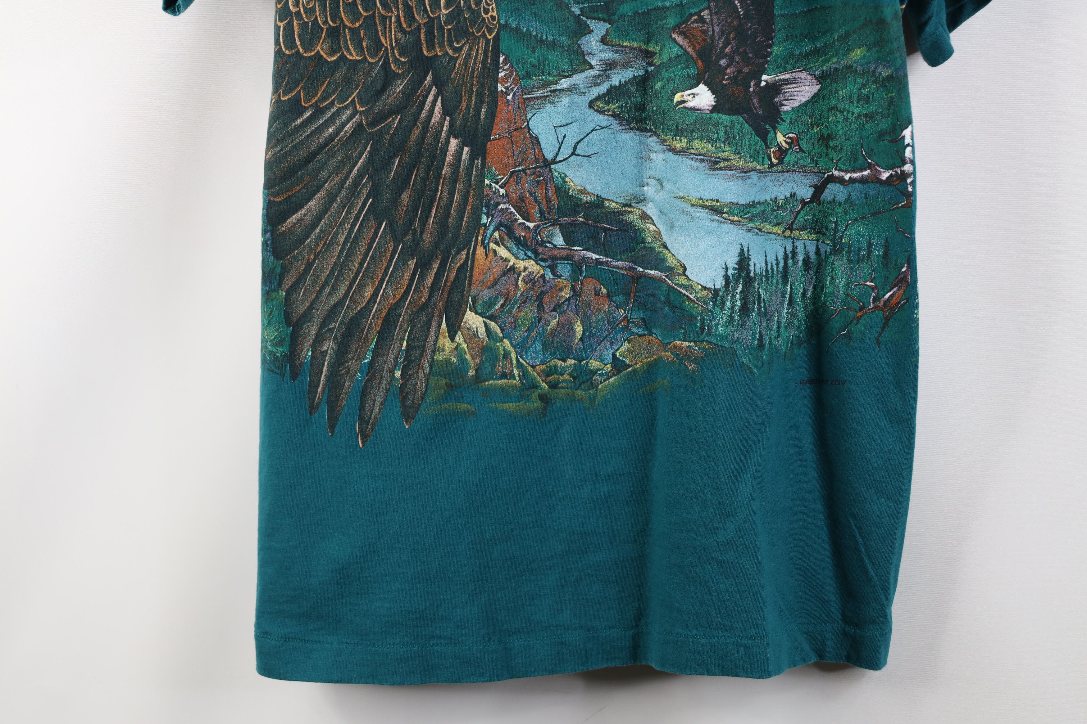 Vintage Vintage 90s Streetwear Eagle All Over Print T-Shirt USA Size US M / EU 48-50 / 2 - 3 Thumbnail
