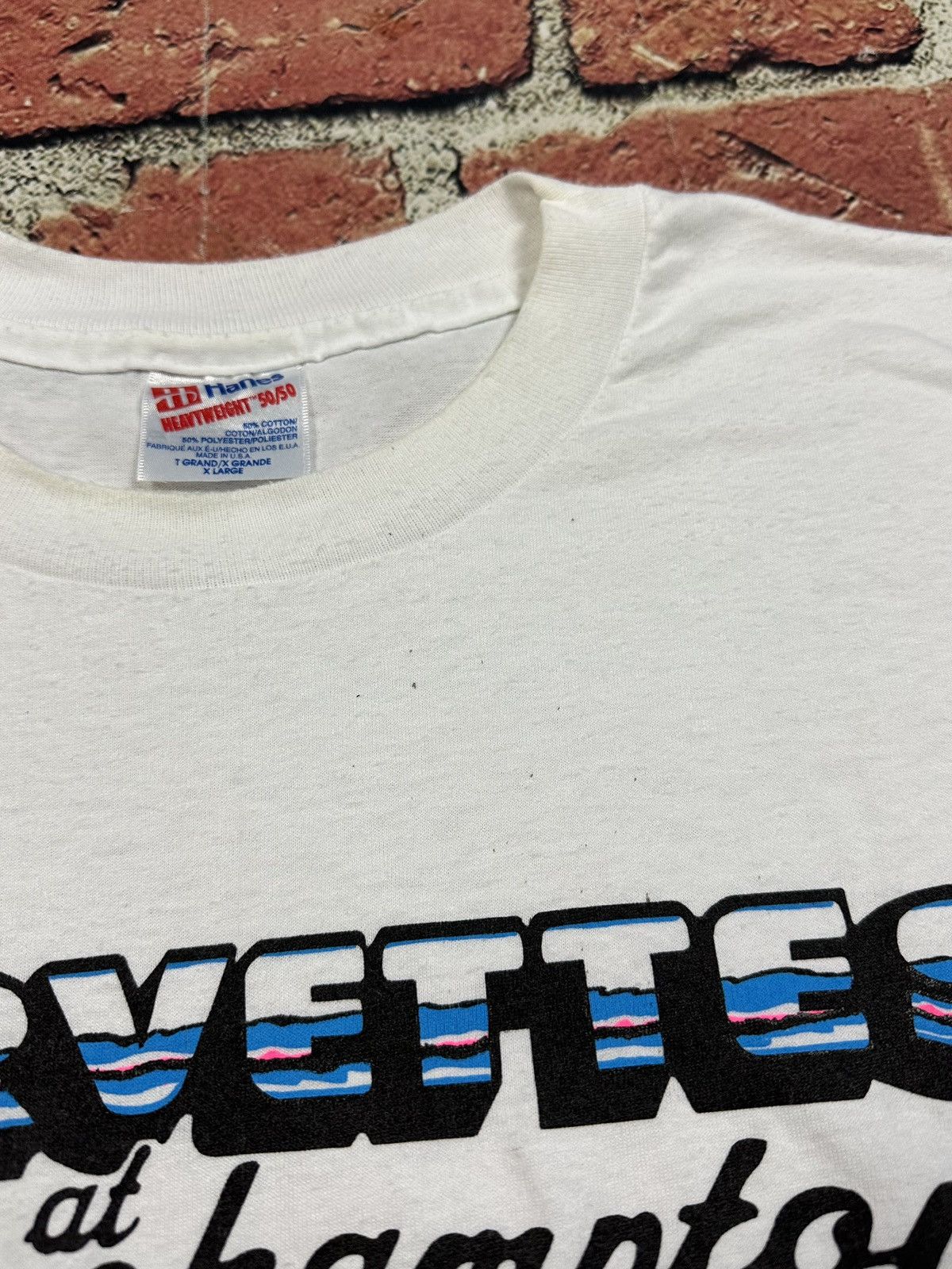 Hanes Vintage Chevy Corvette Bridgehampton Single Stitch T-Shirt Size US XL / EU 56 / 4 - 10 Thumbnail