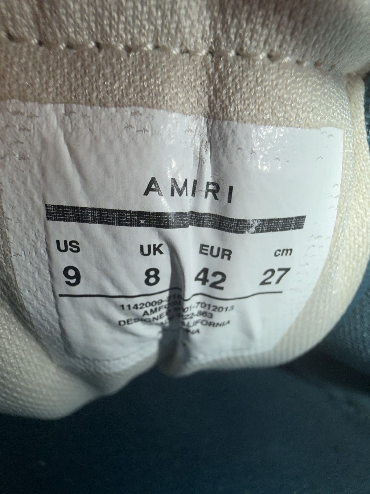 Amiri AMIRI Skel Top Low Vintage Denim Size US 9 / EU 42 - 5 Thumbnail