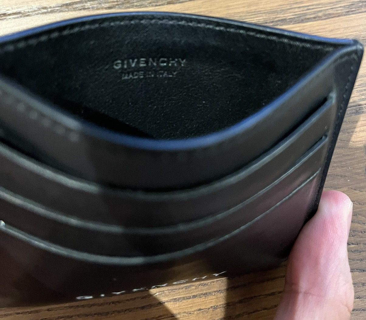 Givenchy Logo-Print Leather Cardholder Size ONE SIZE - 4 Thumbnail