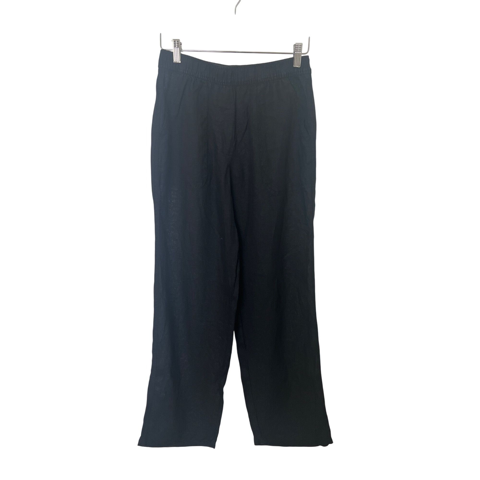 Zara Zara Womens Black Linen Pants Size 27" / US 4 / IT 40 - 1 Thumbnail
