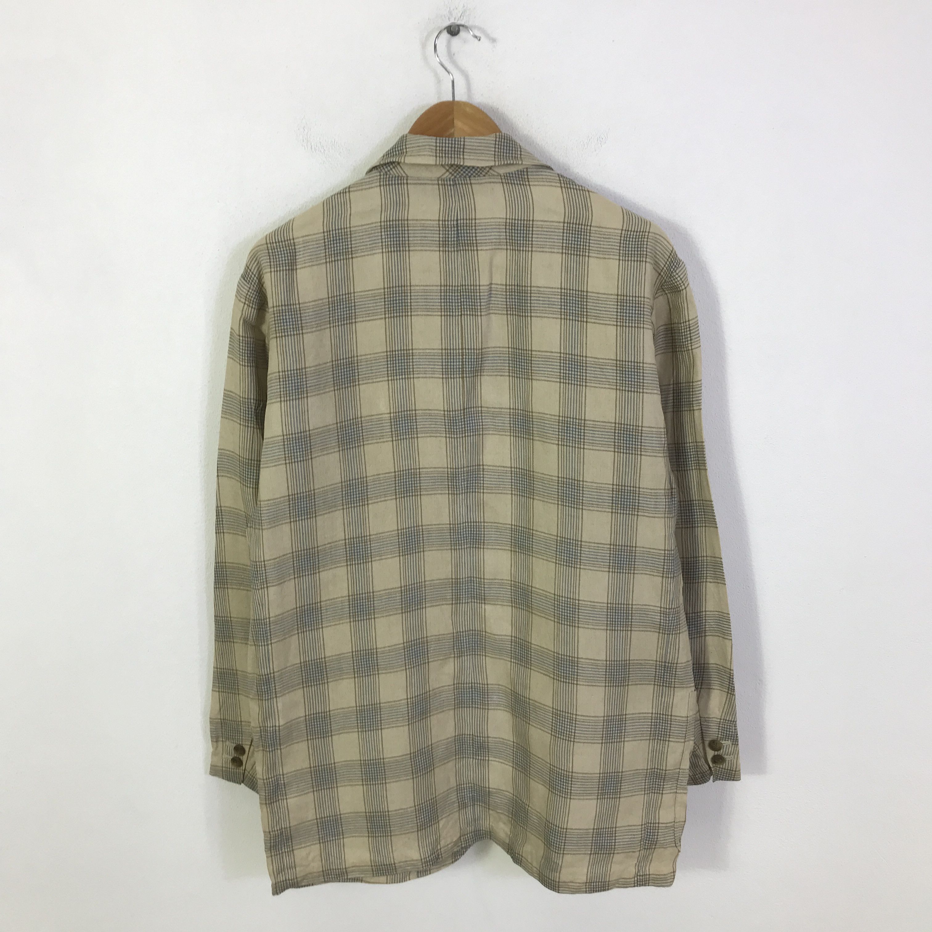 Kenzo Kenzo paris Tartan Blazer Coat jacket K109B13 Size US L / EU 52-54 / 3 - 3 Thumbnail