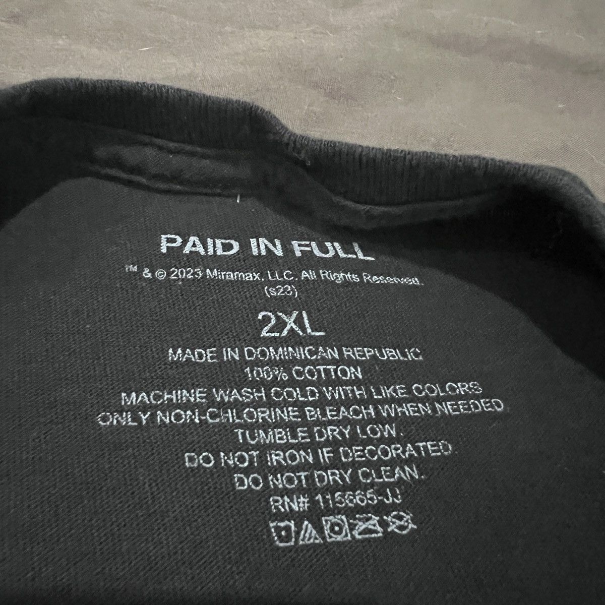 Rap Tees PAID IN FULL Movie crime drama Hiphop Tee 2XL Size US XXL / EU 58 / 5 - 4 Thumbnail