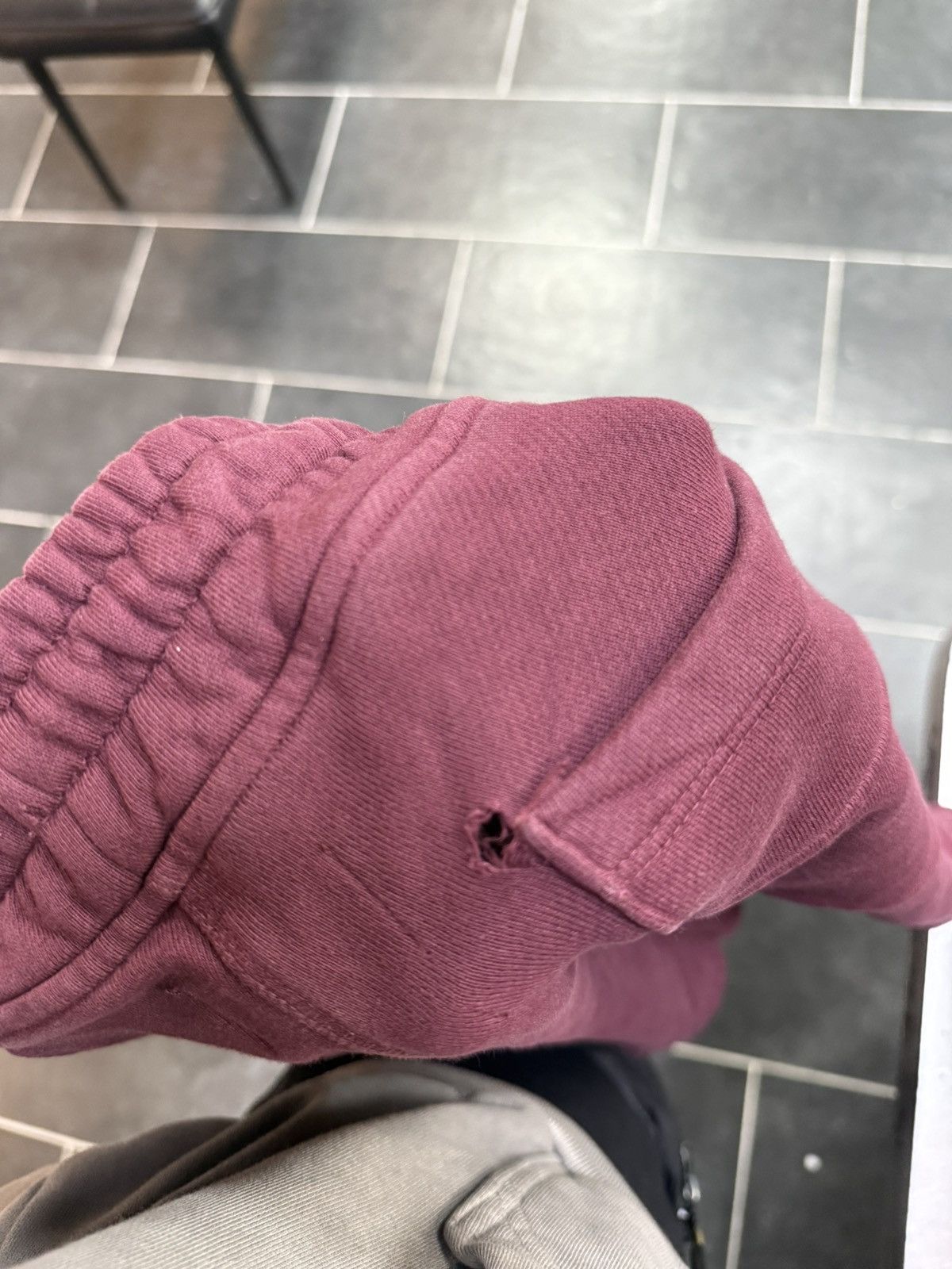 Rhude Rhude Burgundy Sweat Shorts Size US 30 / EU 46 - 6 Thumbnail