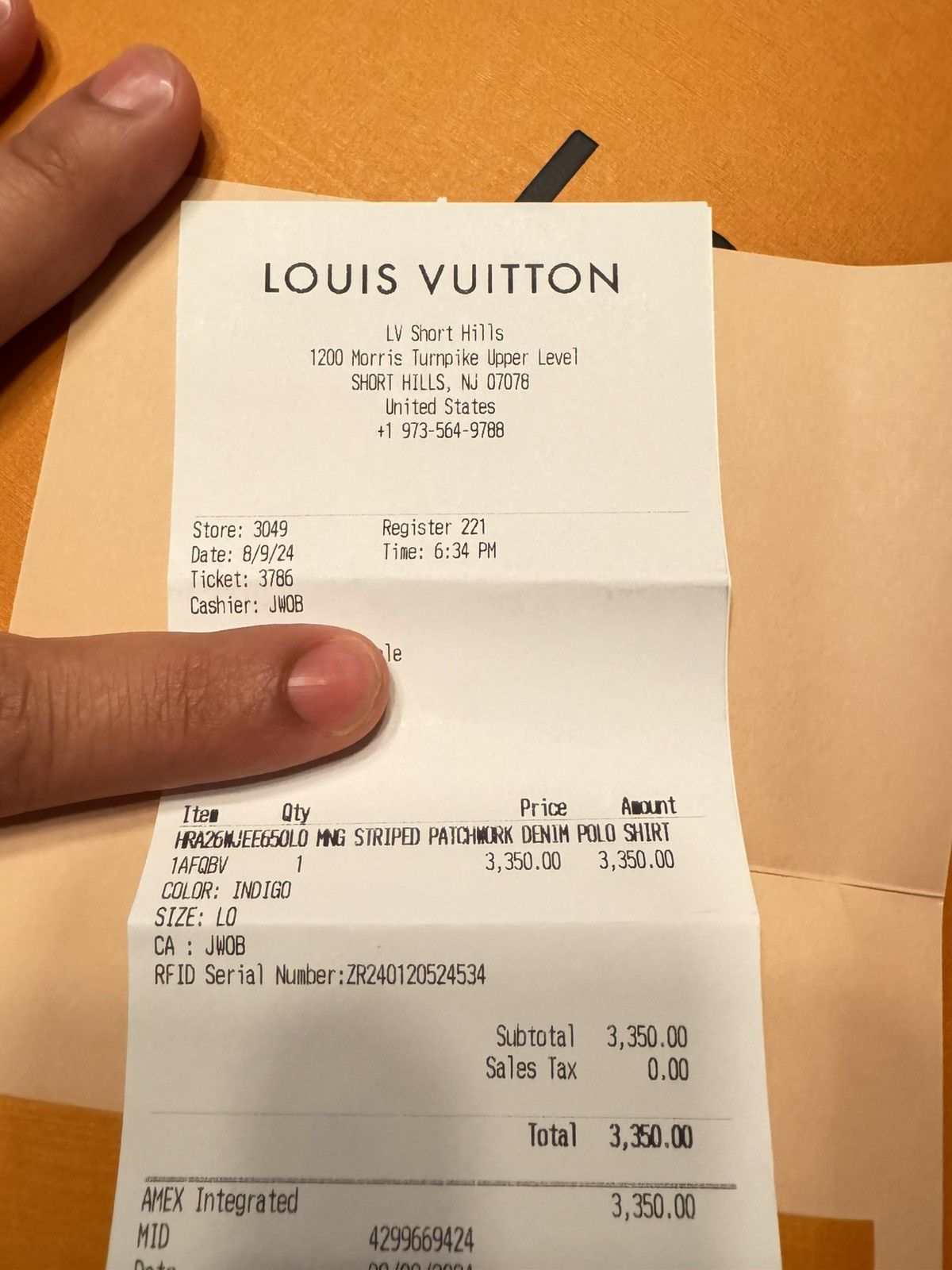 Louis Vuitton Louis Vuitton Patchwork Long-Sleeved Denim Polo Shirt Size US L / EU 52-54 / 3 - 21 Thumbnail