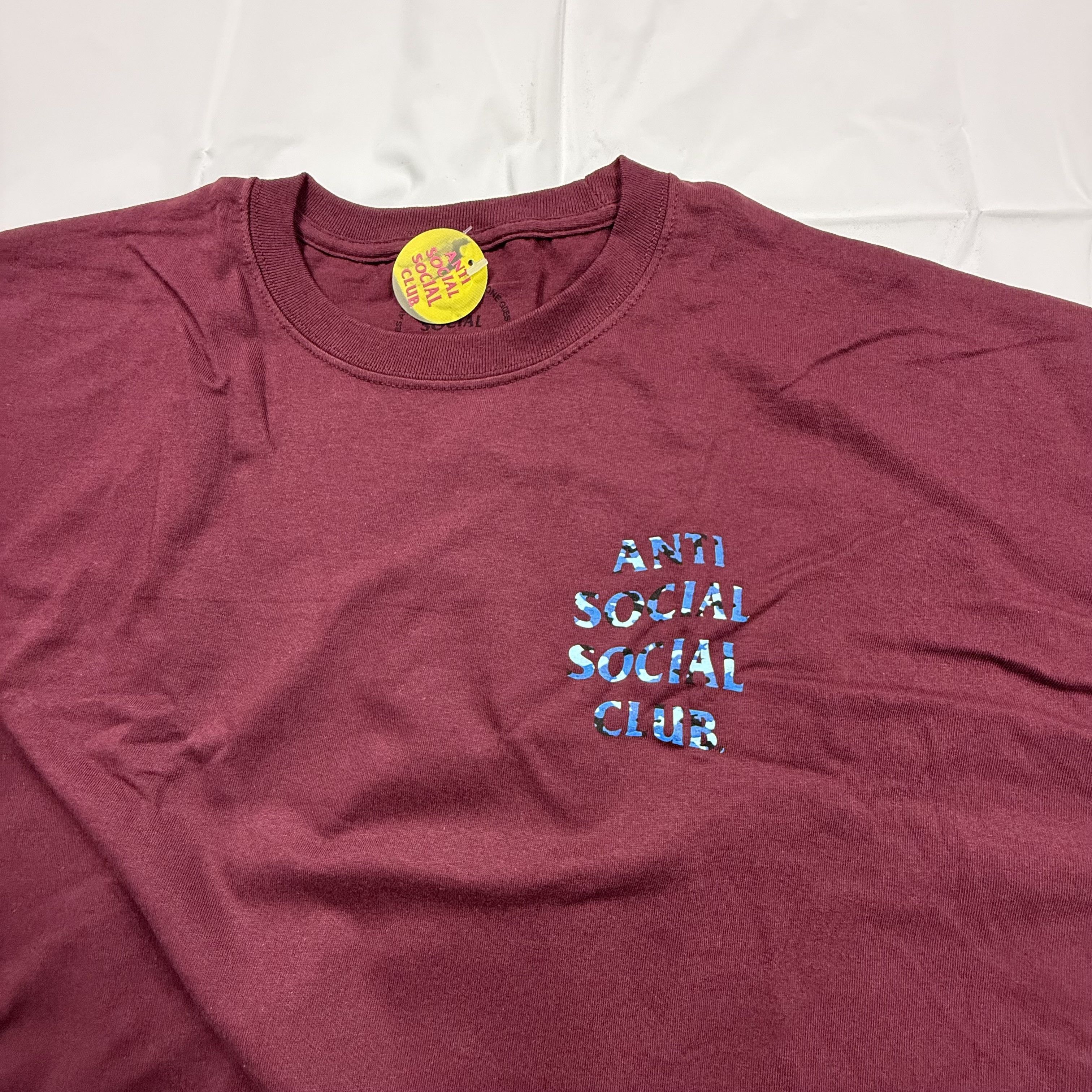 Anti Social Social Club Anti Social Social Club Duct Tape Blue Camo Logo T-Shirt Size US XXL / EU 58 / 5 - 4 Thumbnail