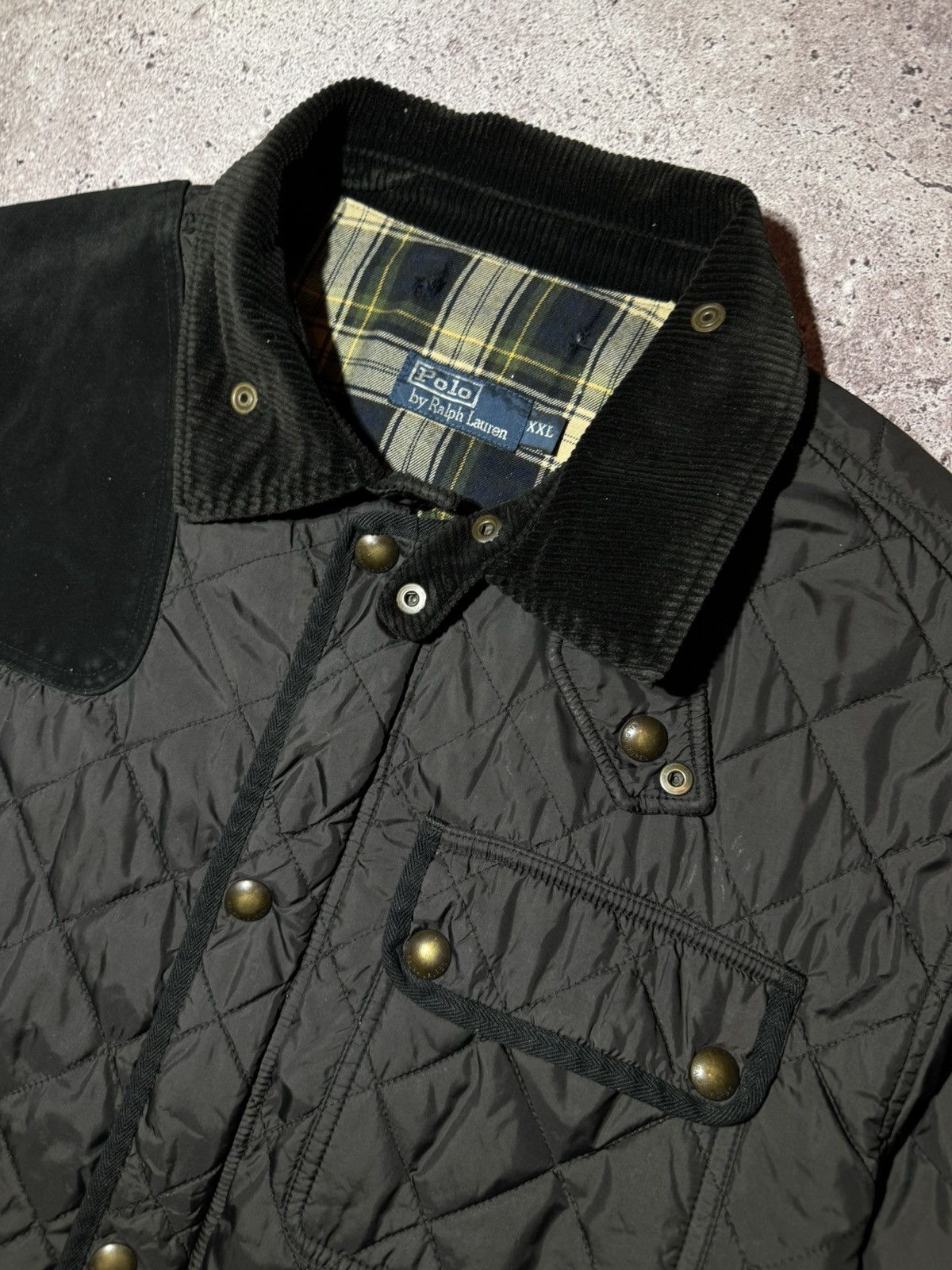 Polo Ralph Lauren × Ralph Lauren × Vintage Polo Ralph Lauren Vntg Jacket Quilted Hunting Shooting Coat Size US XXL / EU 58 / 5 - 3 Thumbnail