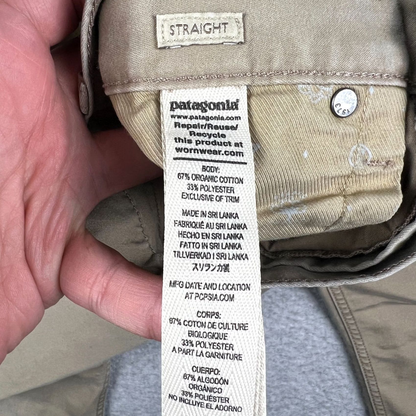 Patagonia Patagonia Performance Twill Jeans Pants Straight 30x30 Beige Stretch Iron Clad Size US 30 / EU 46 - 4 Thumbnail