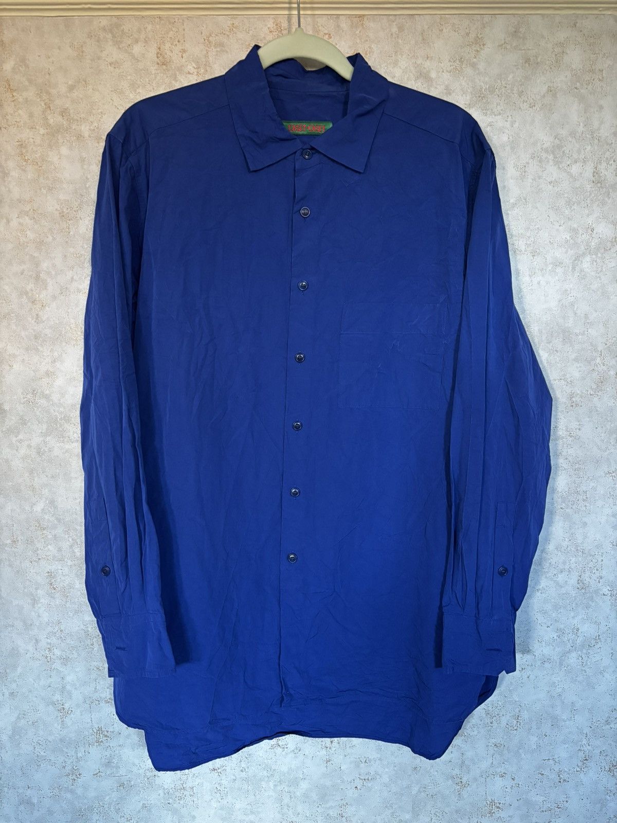 Casey Casey Casey casey big raccourcie shirt - cobalt blue size S Size US S / EU 44-46 / 1 - 1 Thumbnail