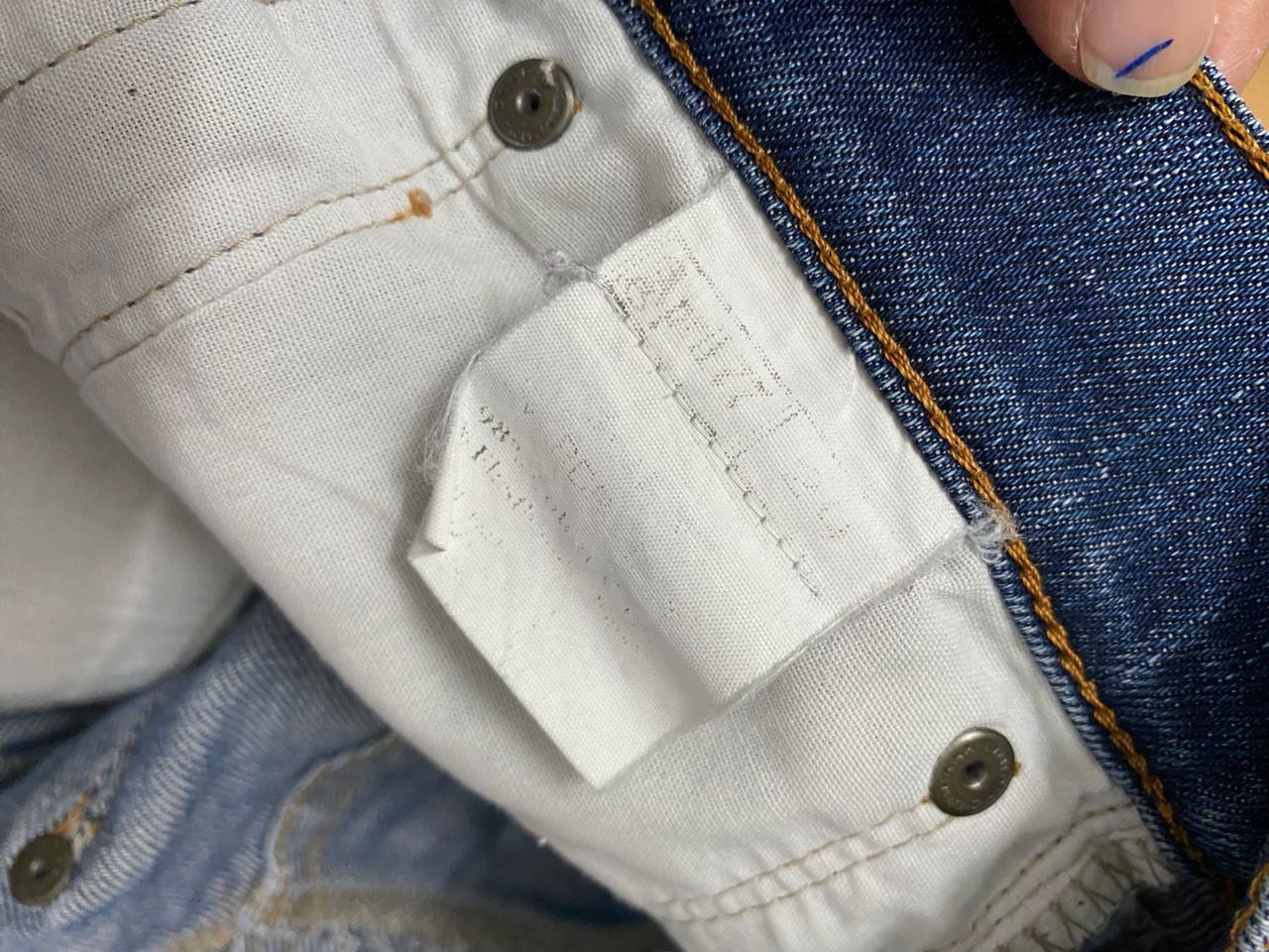 April 77 💥BEST OFFER💥APRIL 77 PUNK DISTRESSED DENIM JEANS Size US 32 / EU 48 - 13 Thumbnail
