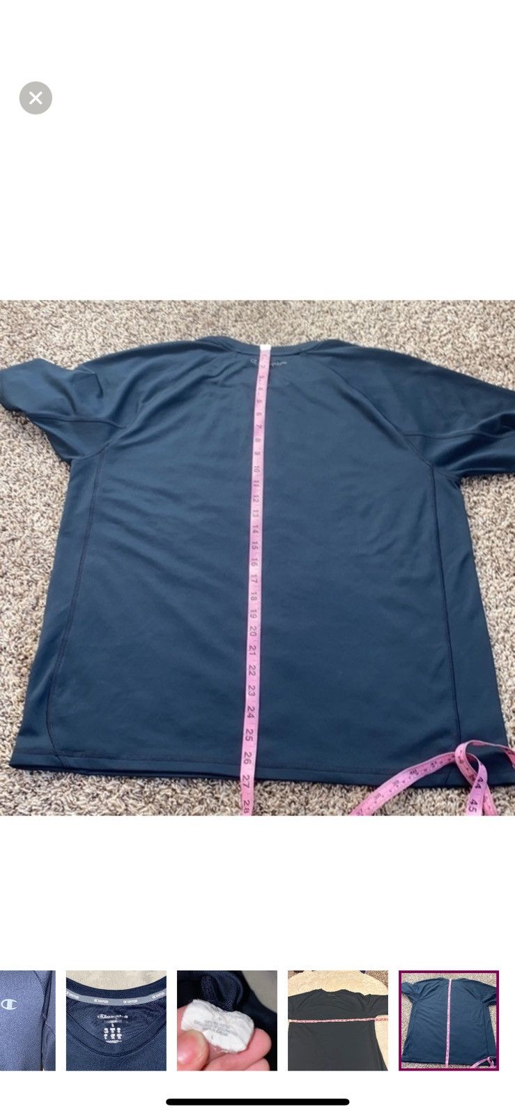 Champion Champion large blue athletic tee Size US L / EU 52-54 / 3 - 6 Thumbnail