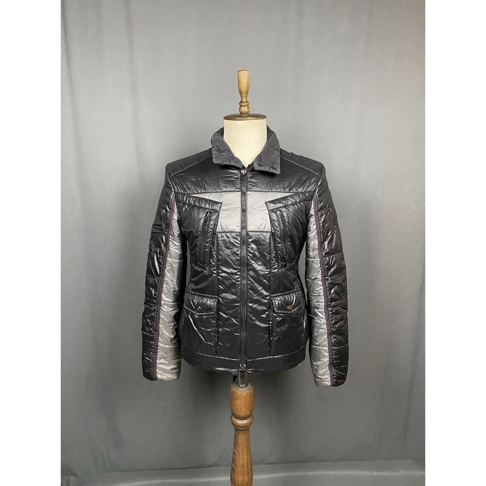 Fay Fay Men's Black Padded Insulated Quilted Jacket Size L Size US L / EU 52-54 / 3 - 3 Thumbnail