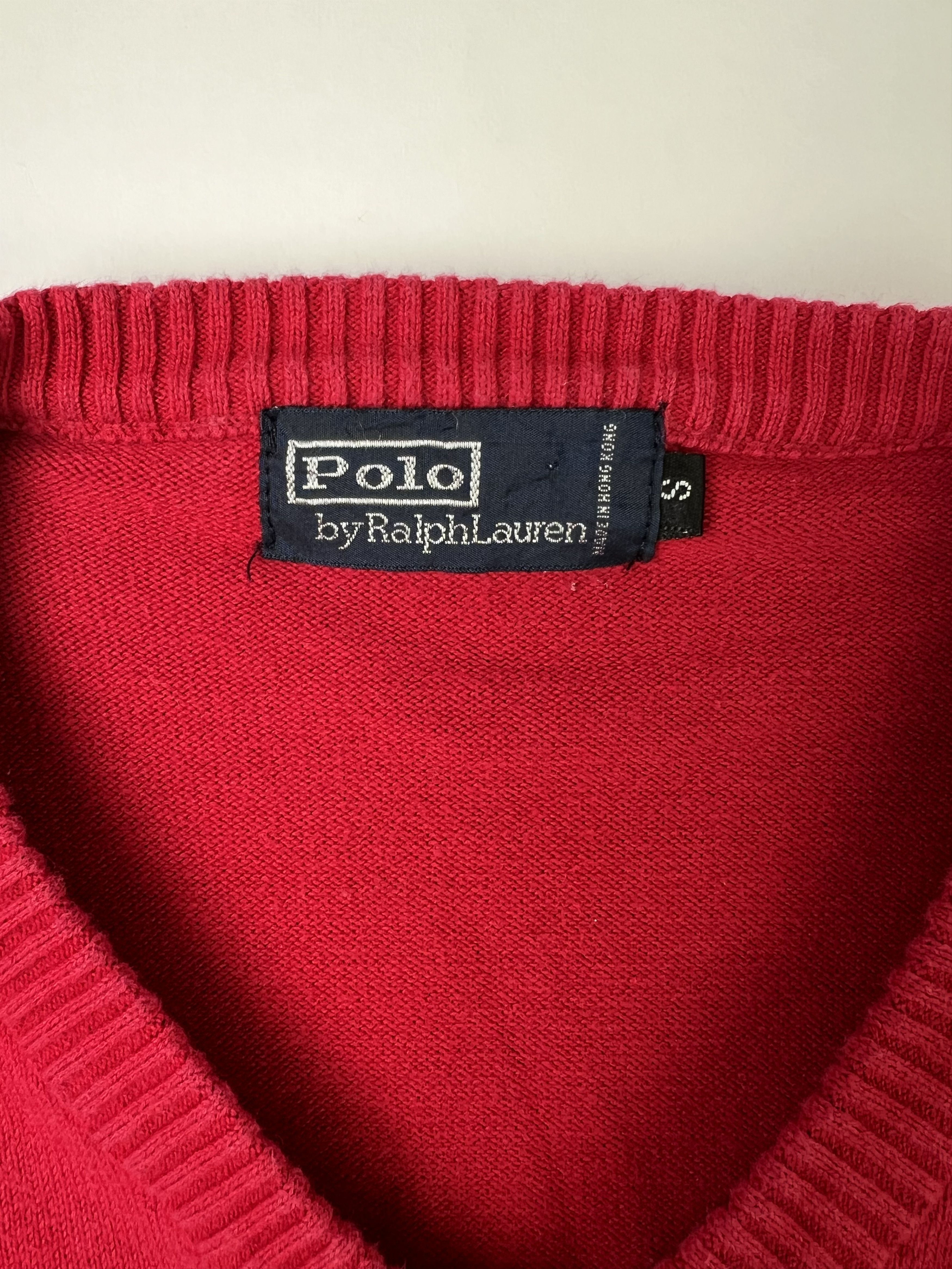 Polo Ralph Lauren Ralph Lauren Cotton Vest Big Pony Red Small Size US S / EU 44-46 / 1 - 4 Thumbnail