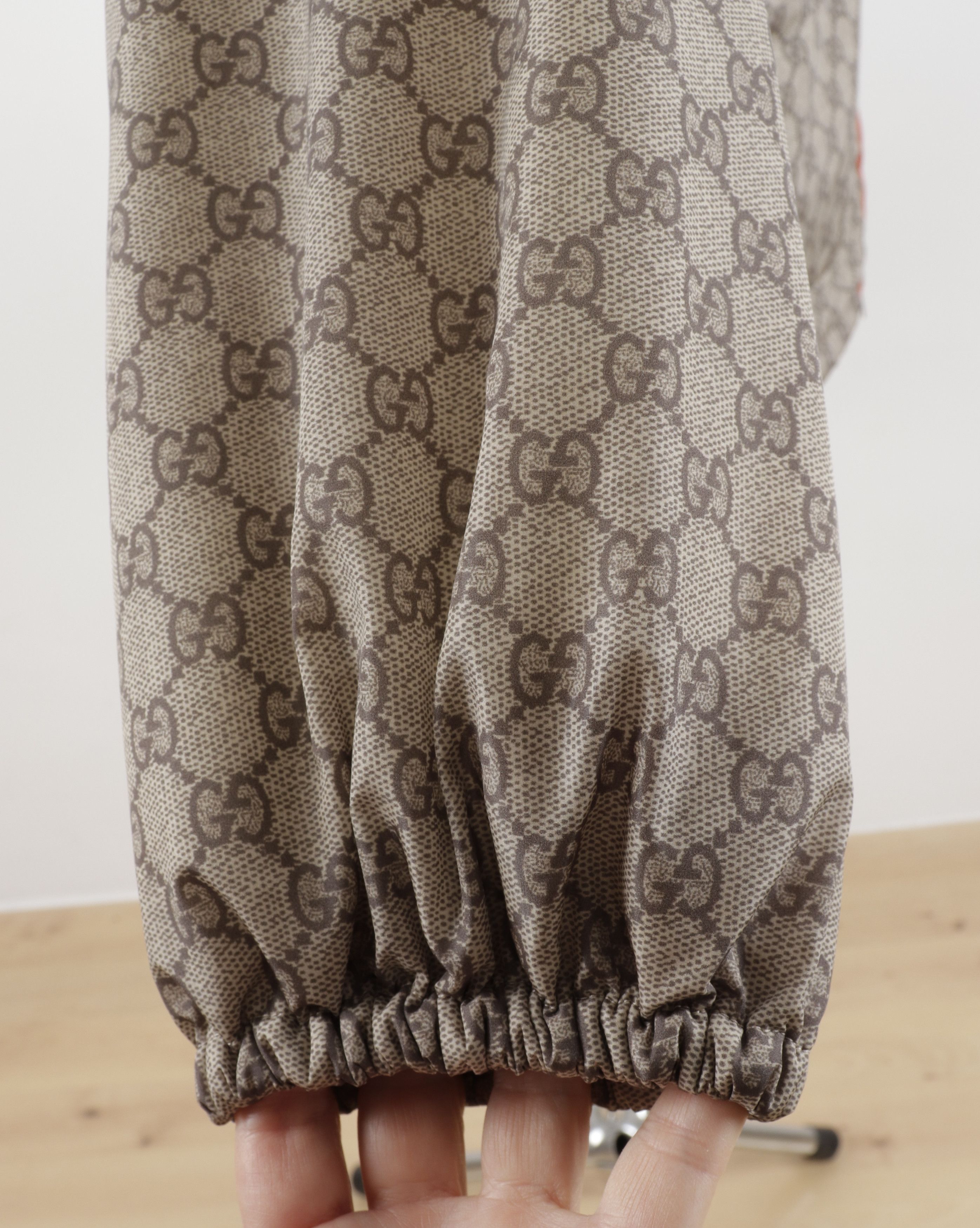 Gucci NWOT Gucci "FAKE NOT" Web Beige GG Monogram Jacket Size US L / EU 52-54 / 3 - 11 Thumbnail