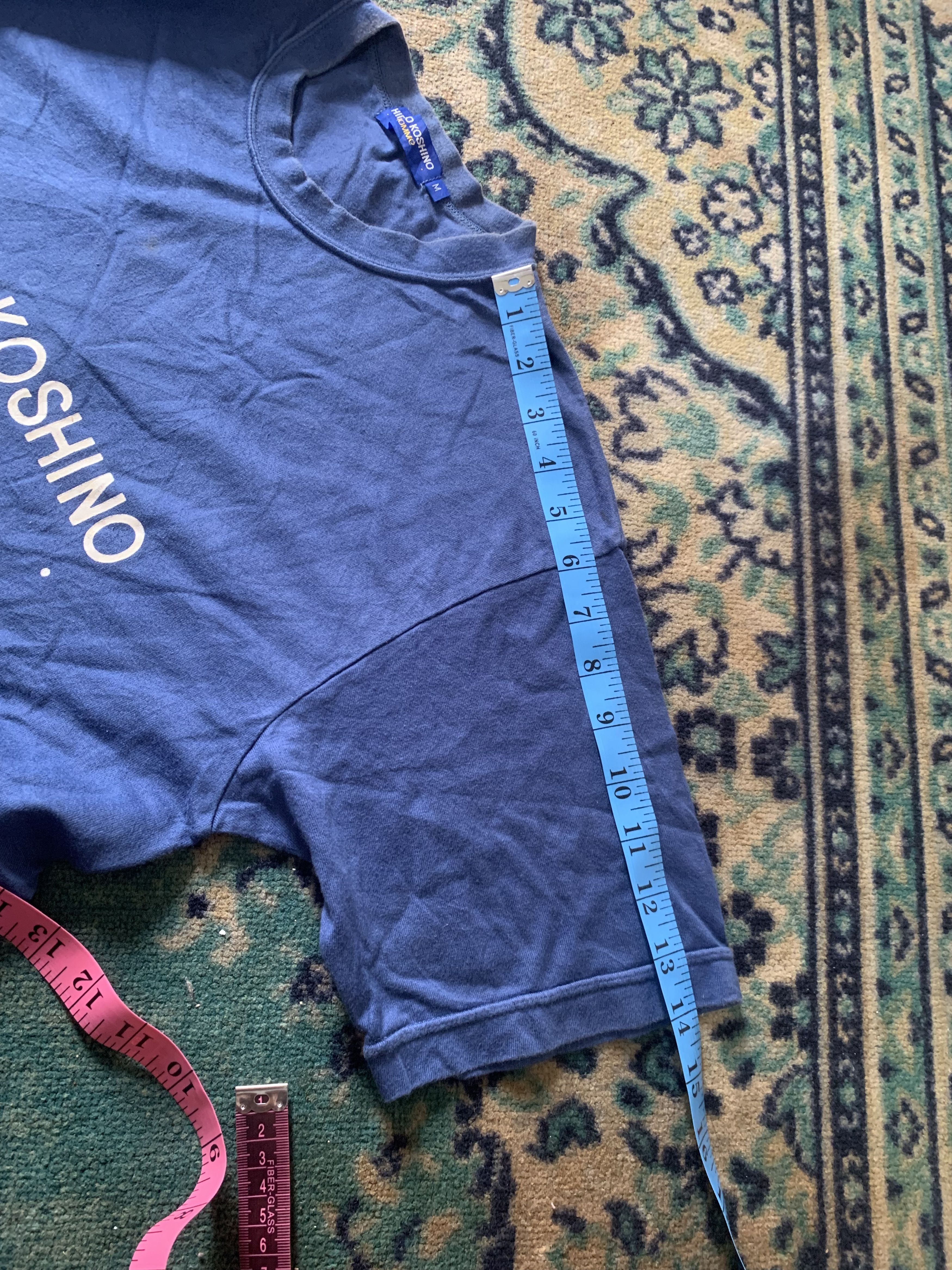 Hiroko Koshino Homme Hiroko Koshino T-shirt Plain Spell Out Japanese Brand Size US M / EU 48-50 / 2 - 5 Thumbnail