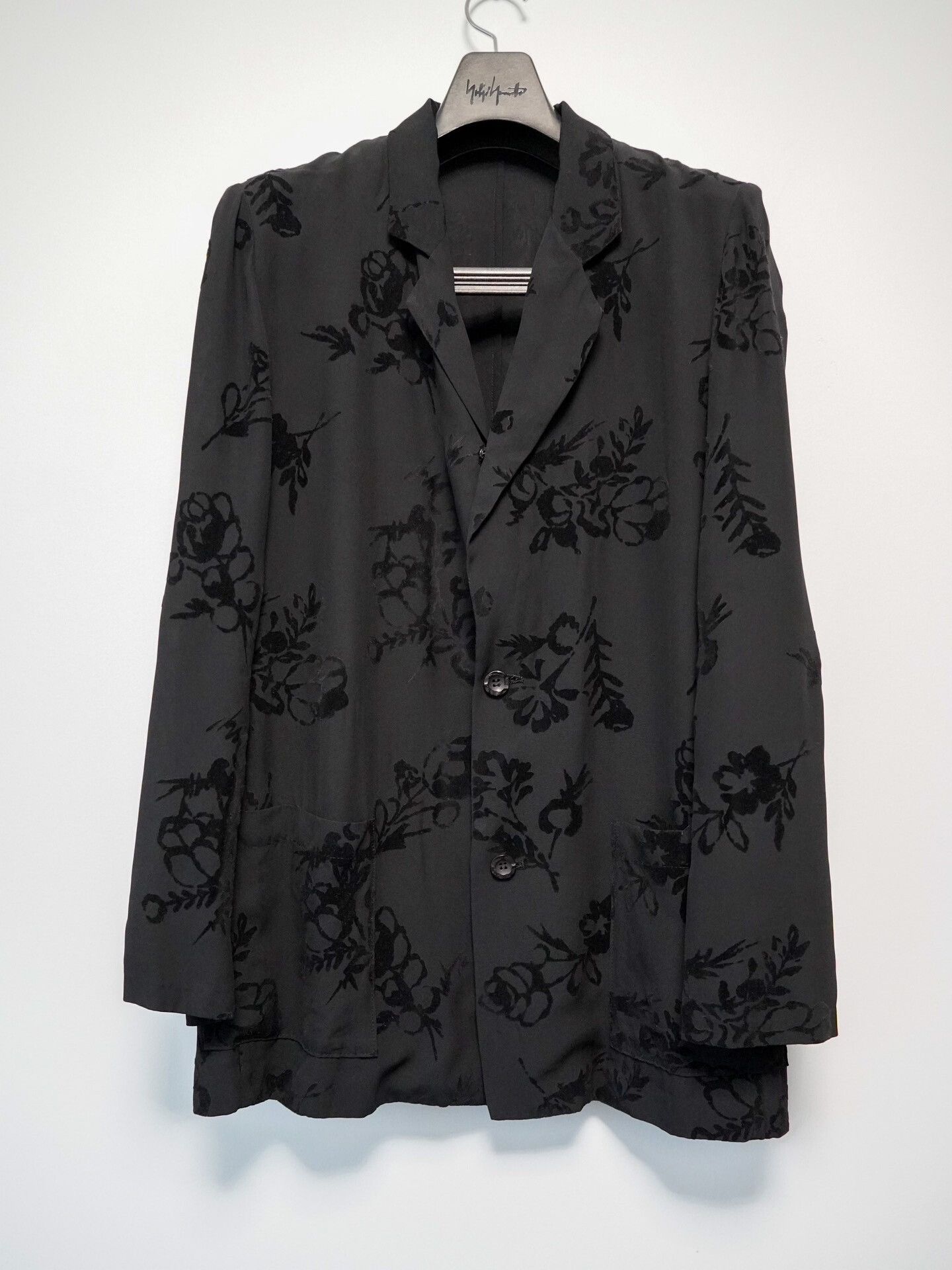 Yohji Yamamoto yohji yamamoto floral velvet blazer Size M / US 6-8 / IT 42-44 - 1 Thumbnail