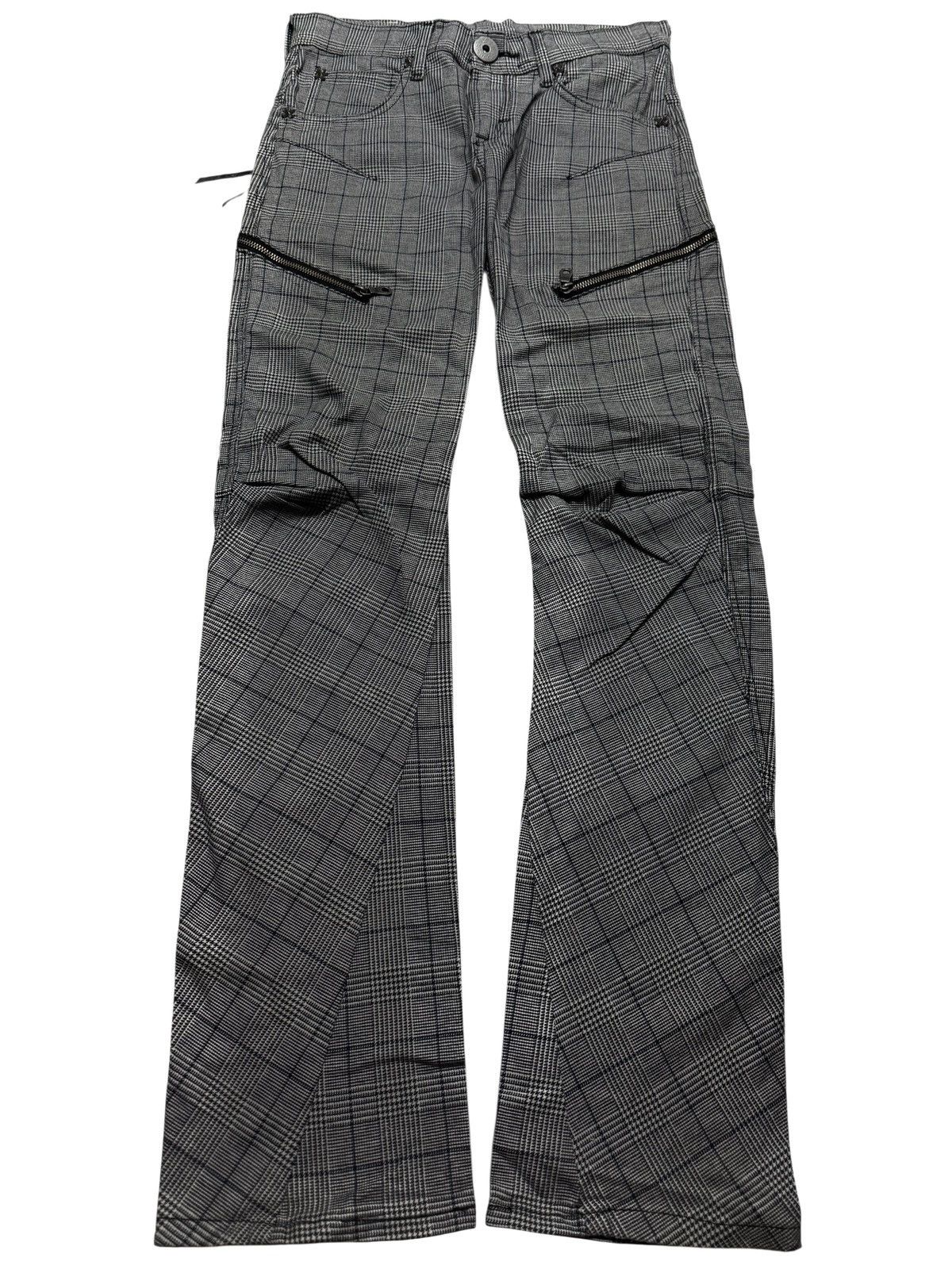 Lee RARE VINTAGE LEE COWBOY TARTAN ZIPPER CARGO BUCKLE BACK Size US 29 - 2 Thumbnail