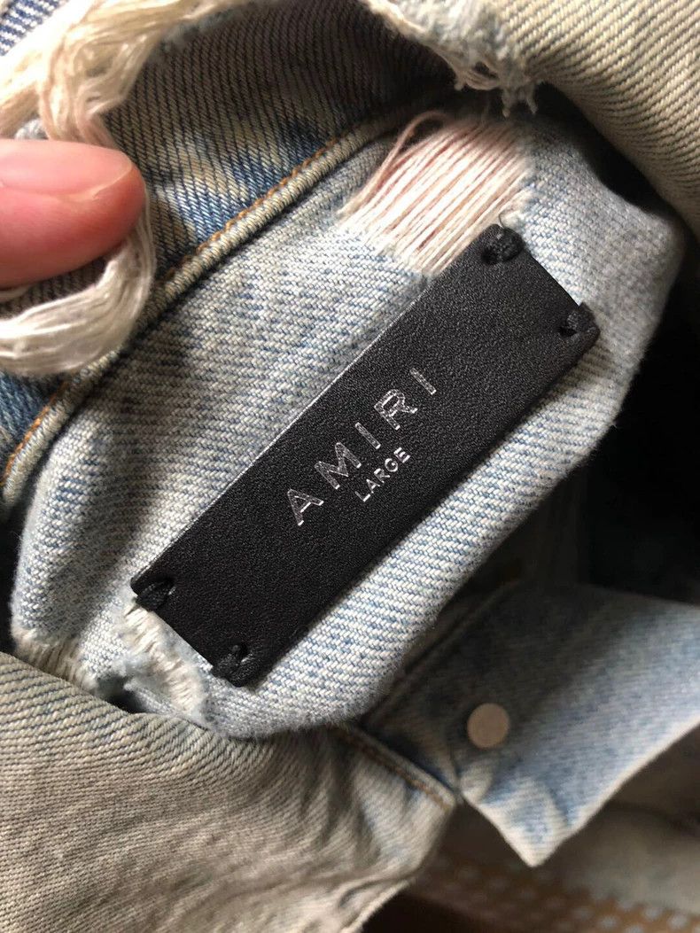 Amiri Amiri metropolis Hollywood destroyed jacket Size US L / EU 52-54 / 3 - 3 Thumbnail