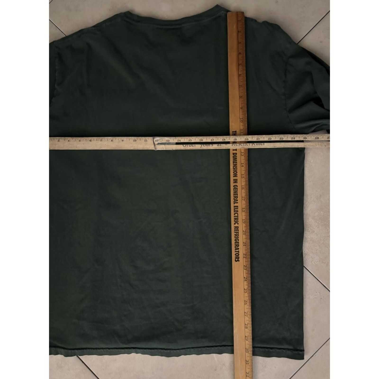 Noah NOAH Shirt Mens 2XL Green Long Sleeve Pocket Tee Logo 100% Cotton Made USA Size US XXL / EU 58 / 5 - 7 Thumbnail