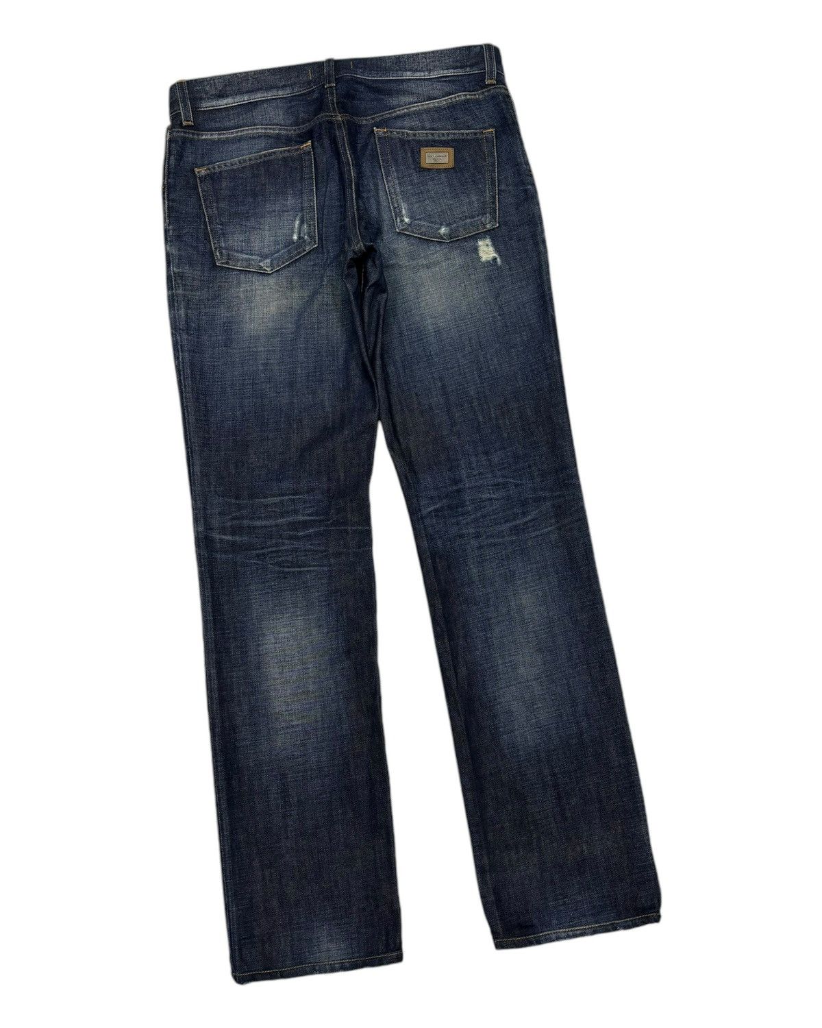 Dolce & Gabbana 🔥DOLCE & GABBANA BLUE DISTRESSED DENIM JEANS Size US 34 / EU 50 - 6 Thumbnail