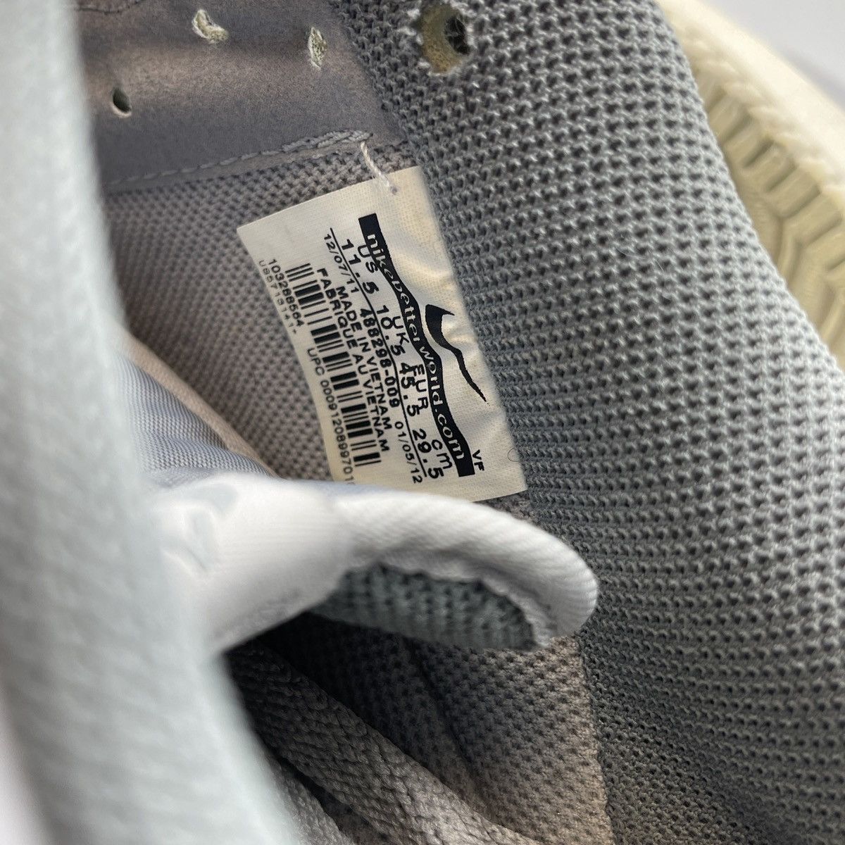 Nike Air Force 1 wolf grey green Size US 11.5 / EU 44-45 - 8 Thumbnail