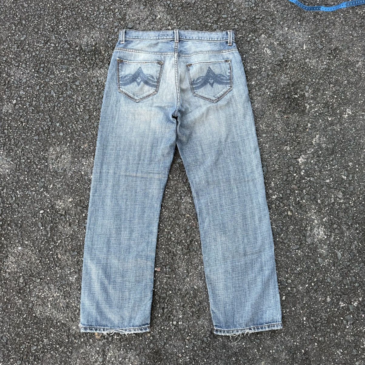 DKNY × Jean × Vintage VINTAGE DKNY JEAN RIPPEP STRAIGHT FADED DENIM PANTS Size US 33 - 12 Thumbnail