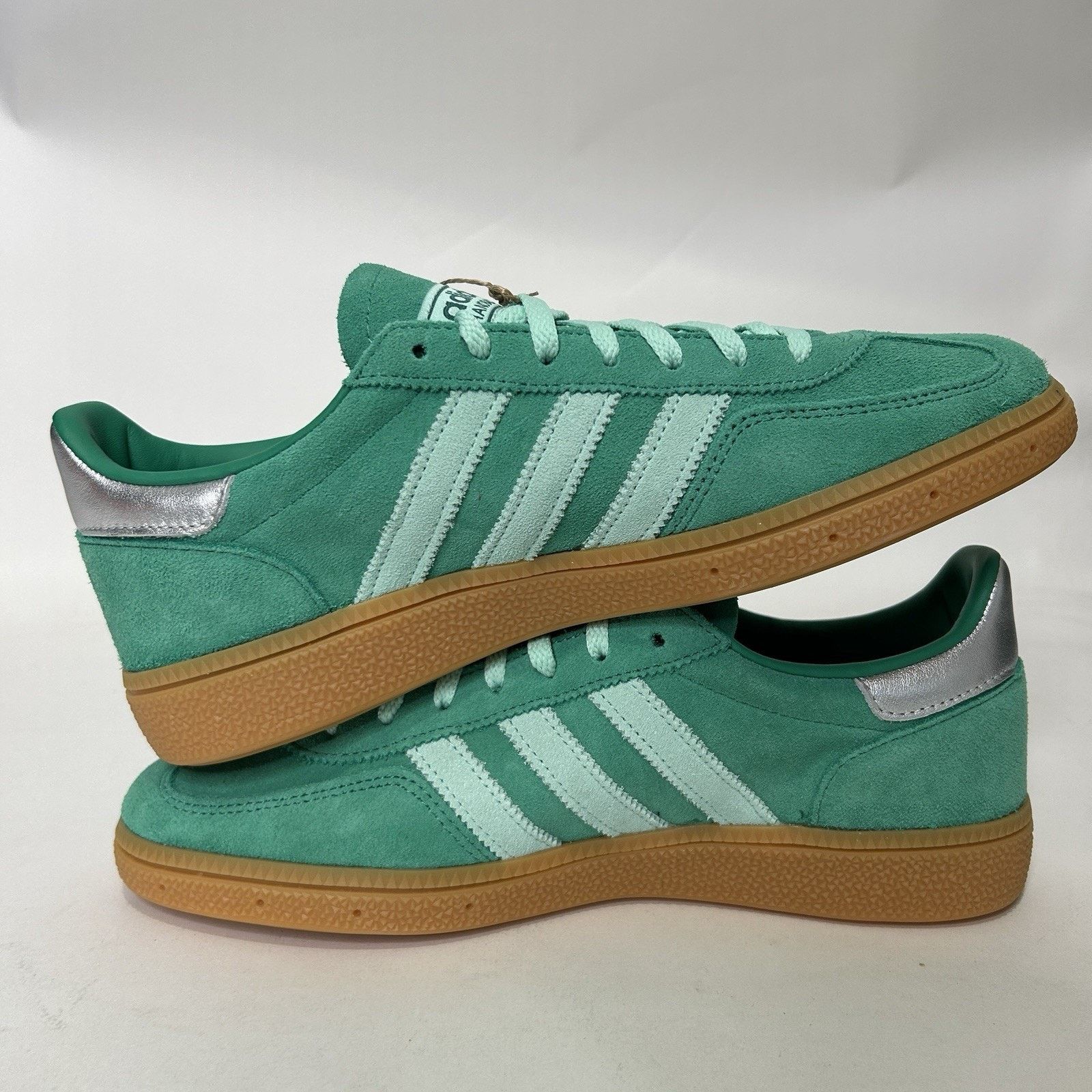 Adidas adidas Handball Spezial WMNS “Semi Court Green Silver” Size US 8.5 / IT 38.5 - 3 Thumbnail