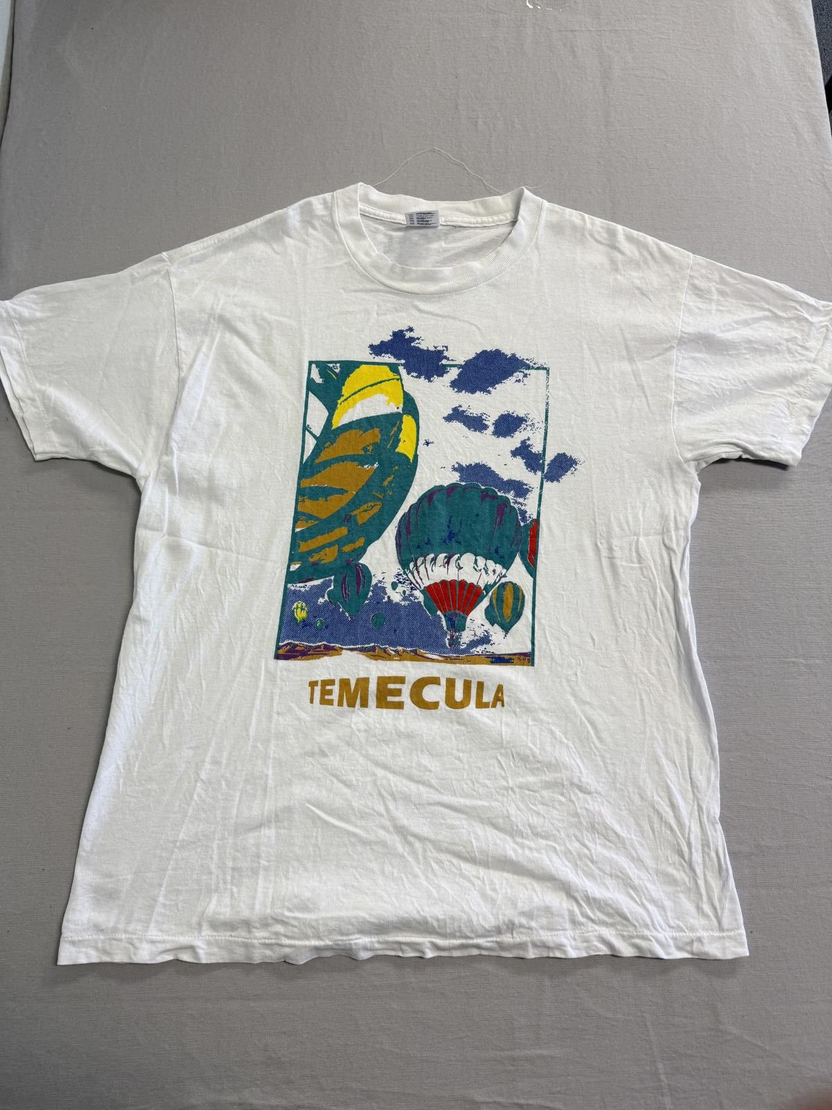 Delta Vintage Temecula Hot Air Balloons T-shirt Tourist Shirt - L Size US L / EU 52-54 / 3 - 1 Thumbnail