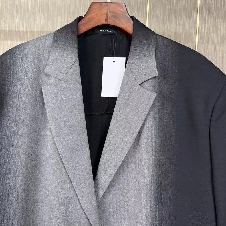 Maison Margiela Maison Margiela Wool gradient black and gray suit jacket Size XS / US 0-2 / IT 36-38 - 3 Thumbnail