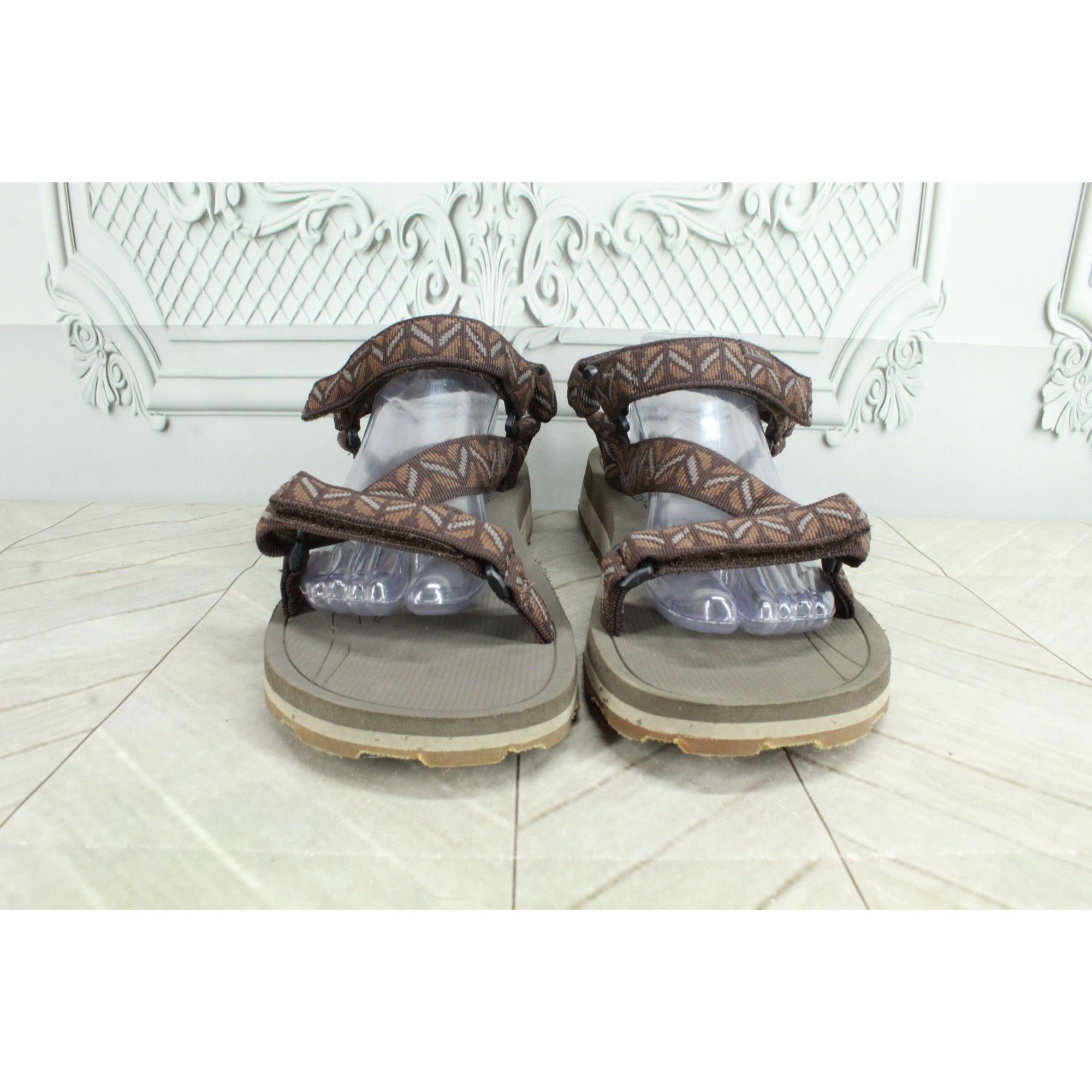 L.L. Bean LL Bean Brown Nylon Hook Loop Outdoor Sandals Size US 11 / EU 44 - 5 Thumbnail