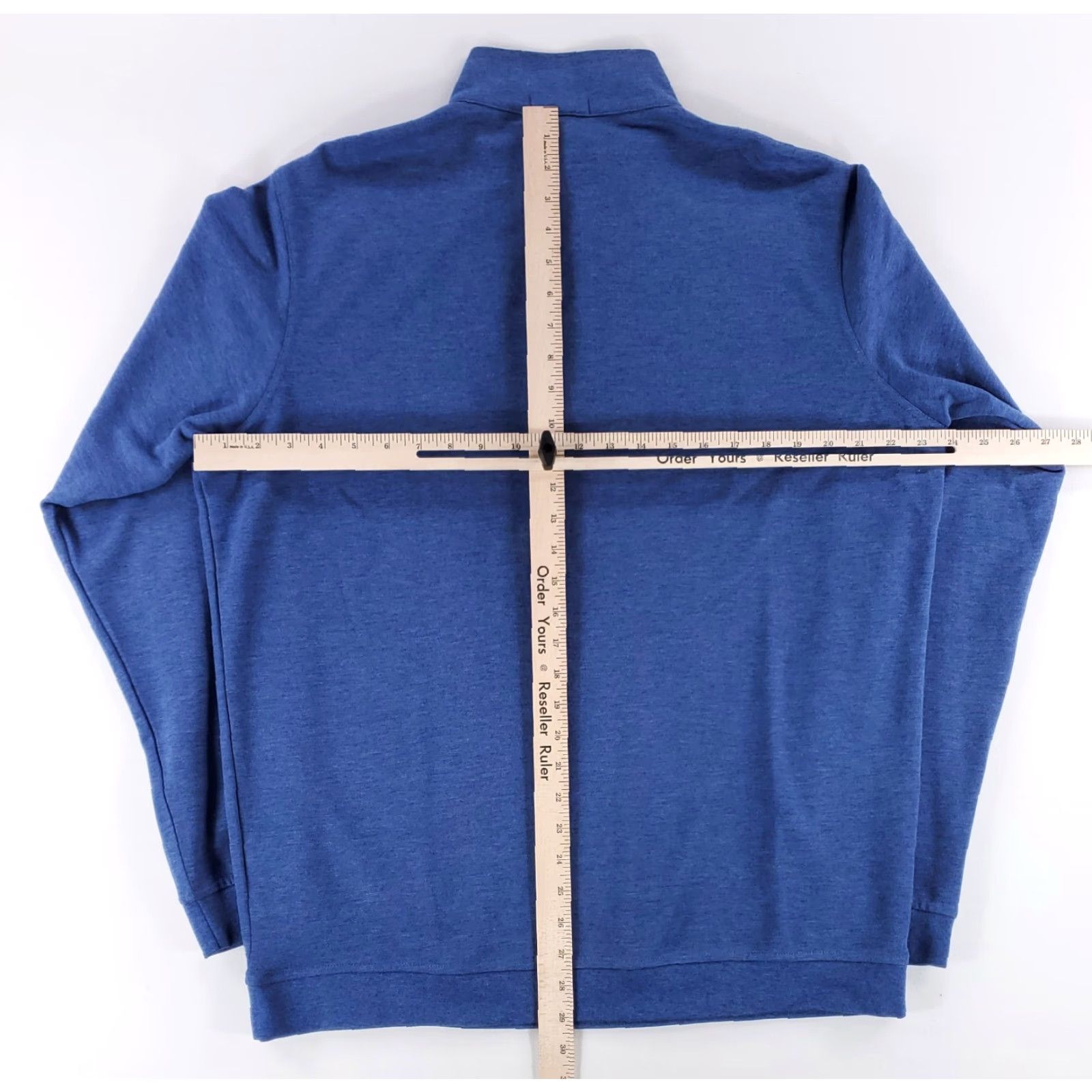 Peter Millar Peter Millar Crown Comfort 1/4 Zip Pullover Long Sleeve Golf Mens L Blue Size US L / EU 52-54 / 3 - 5 Thumbnail
